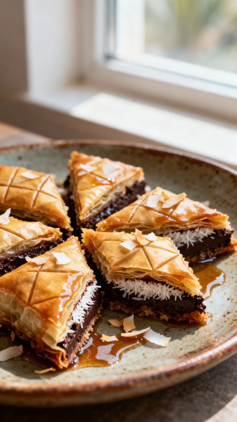 Coconut Chocolate Baklava - Mediterranean