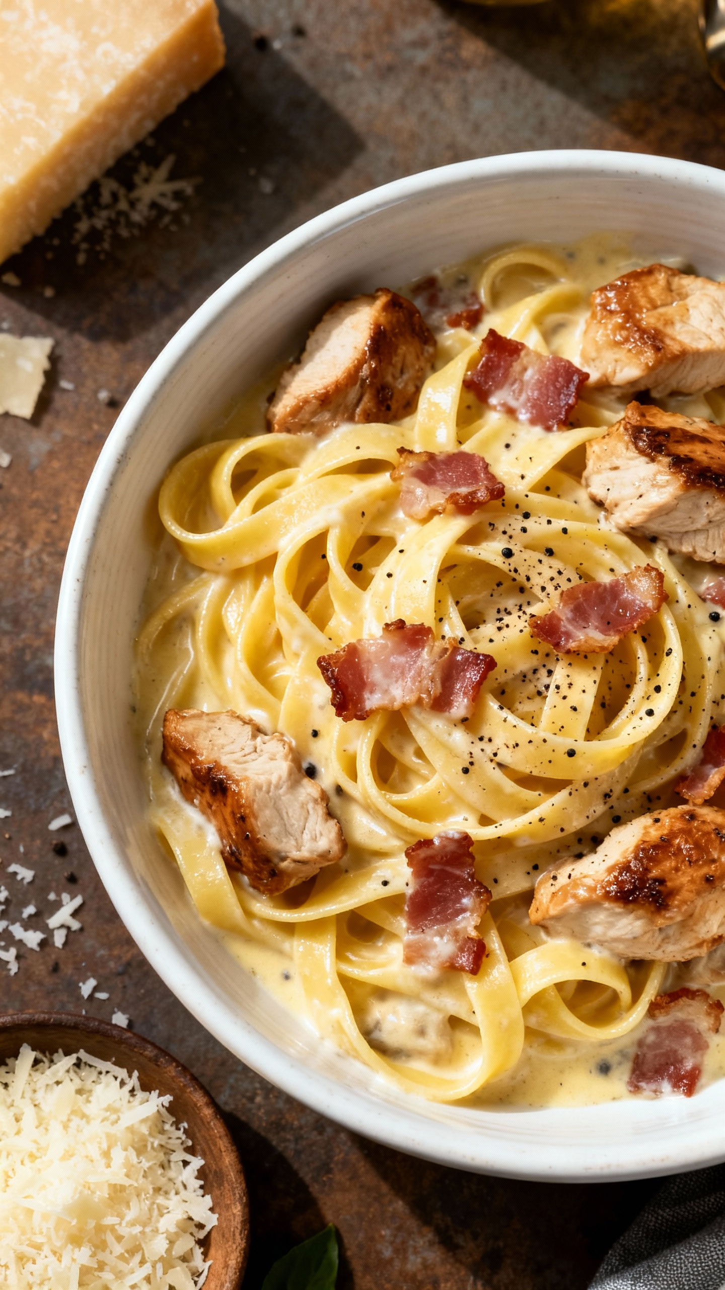 Creamy Chicken Carbonara