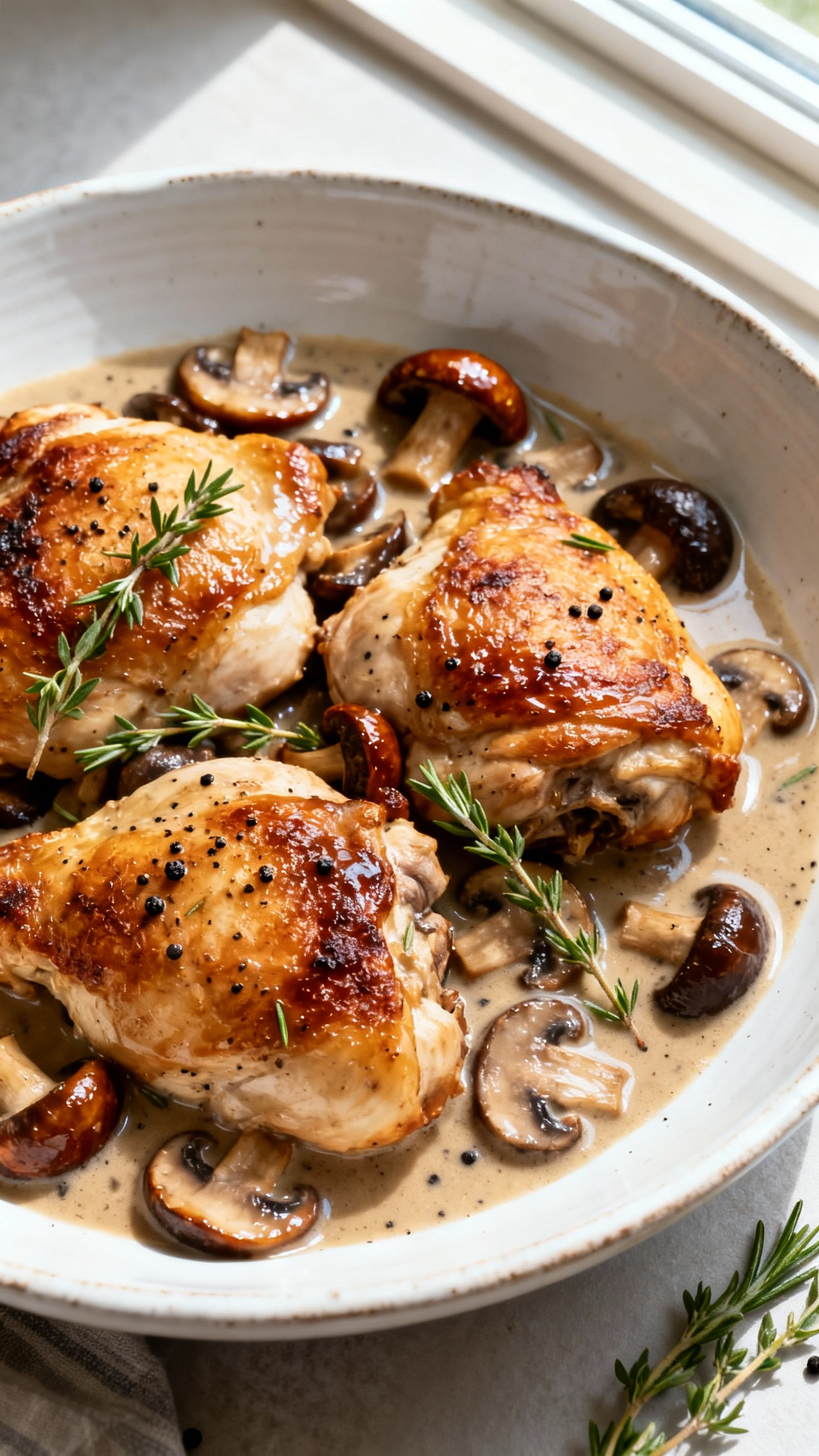 Creamy Mushroom Chicken