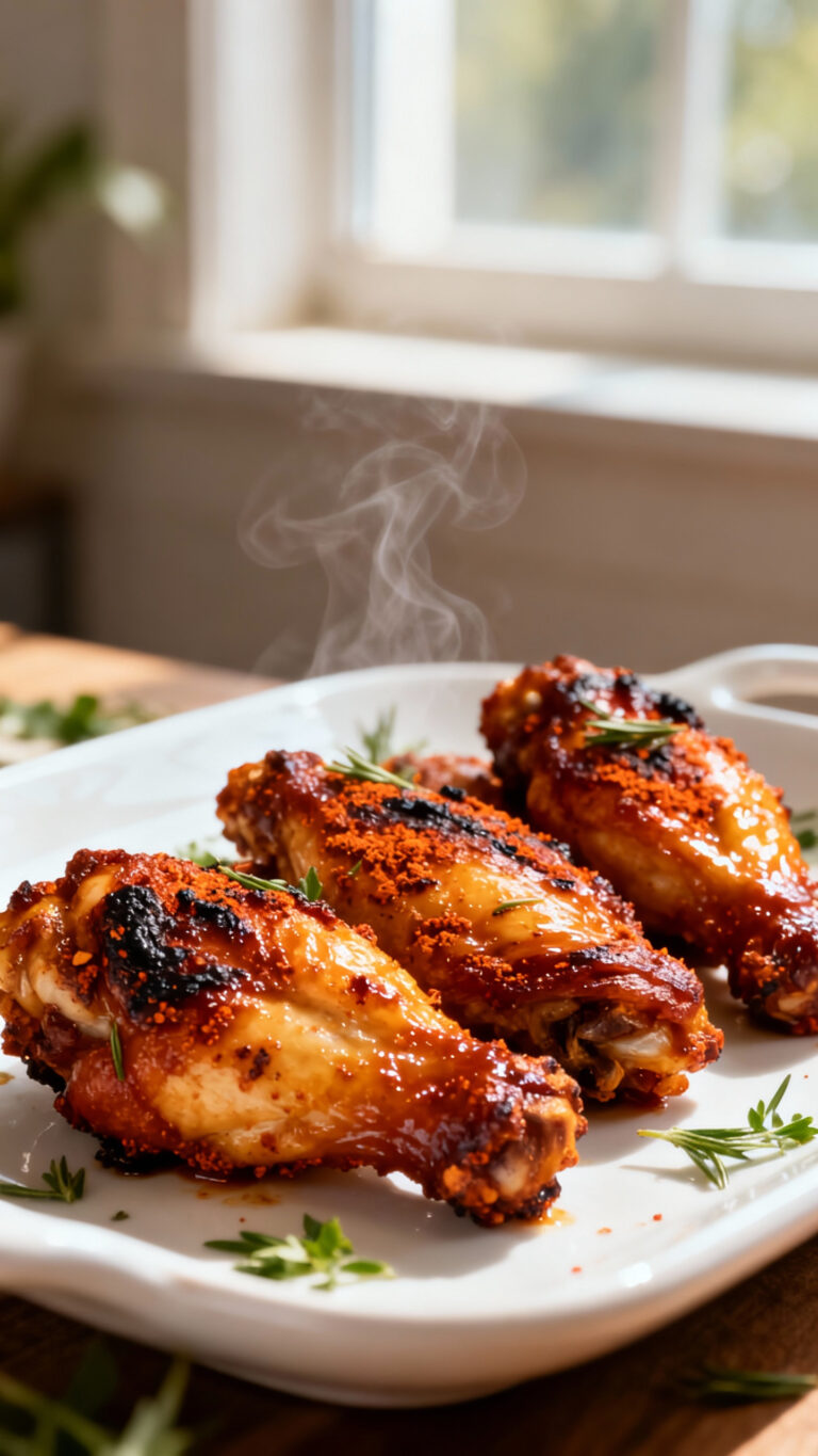 Crispy Air Fryer Chicken Wings - American cuisine