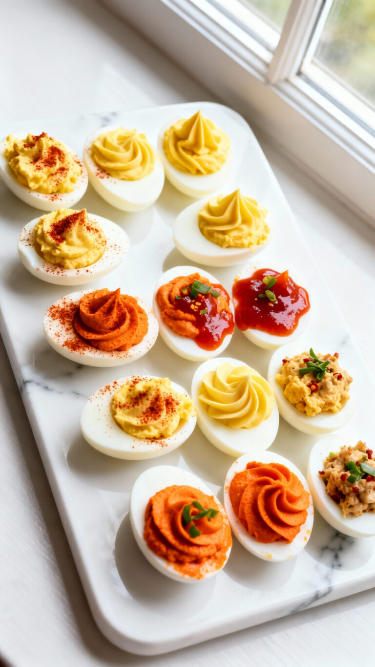 Deviled Eggs 4 Ways - American cuisine