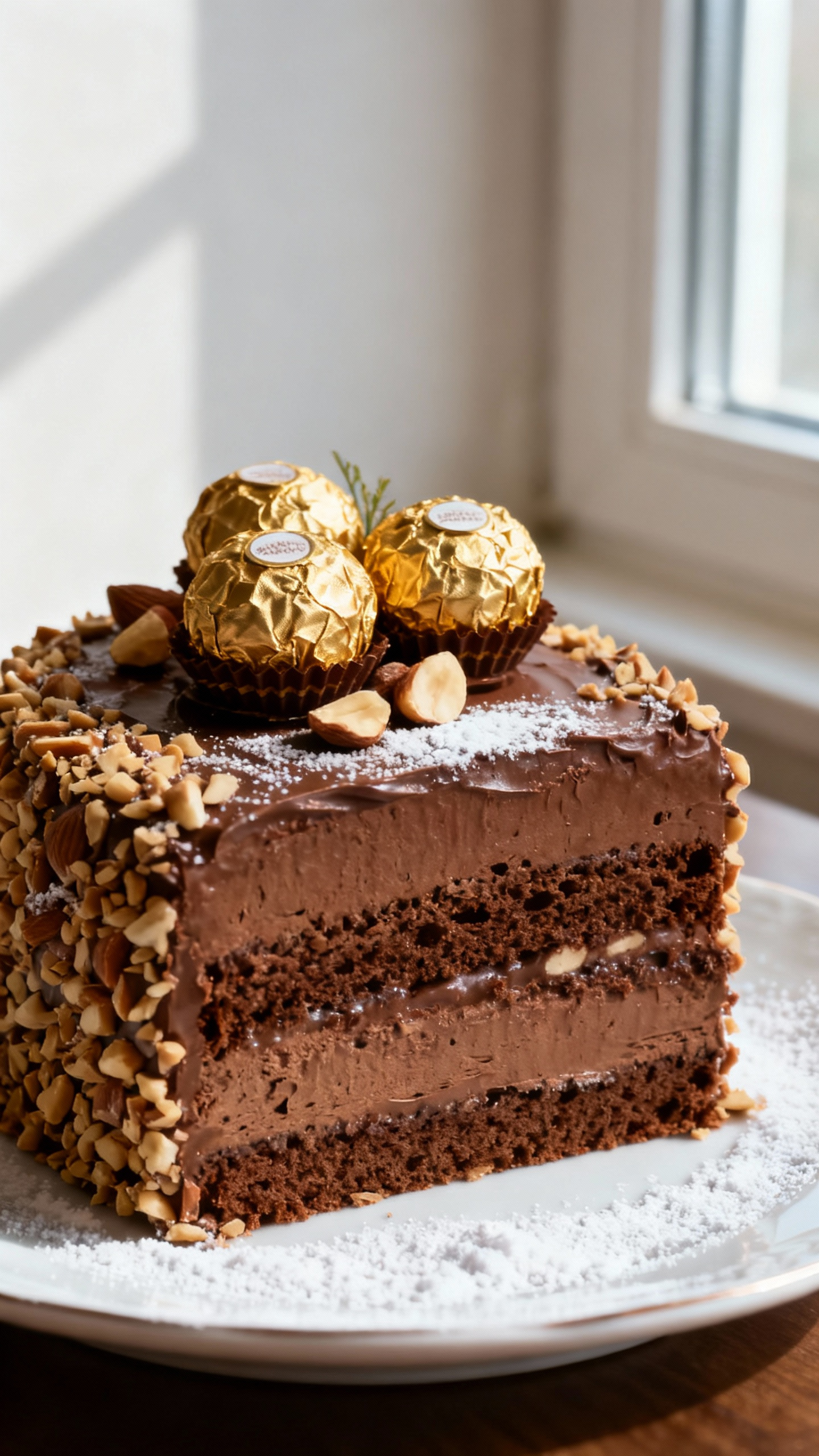 Ferrero Rocher Cake