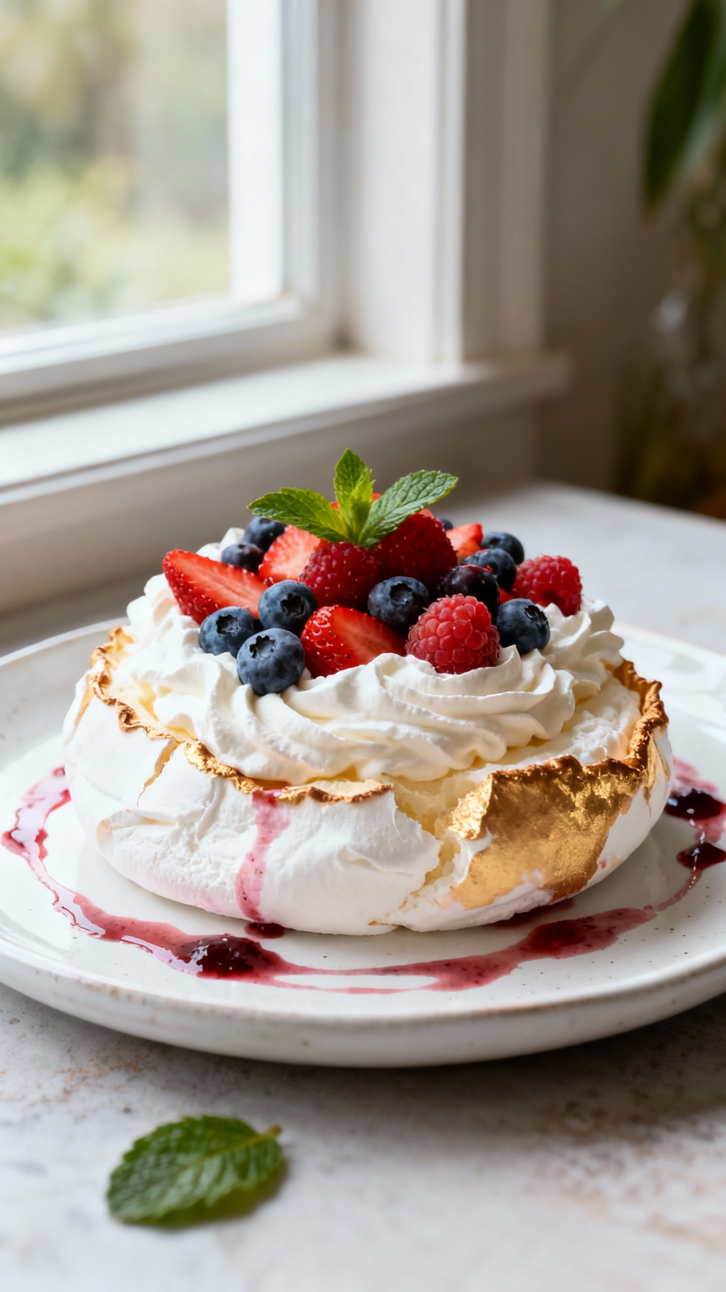 Mixed Berry Pavlova