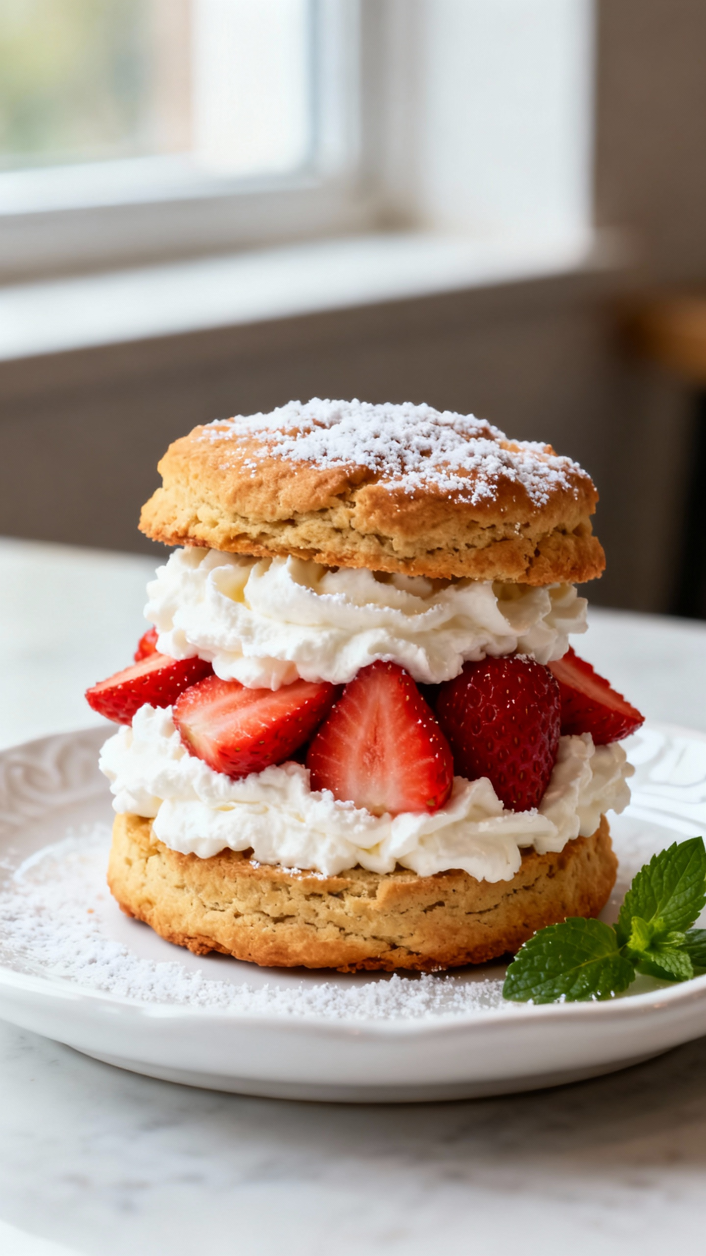 Strawberry Shortcake (Vegan & Fluffy)