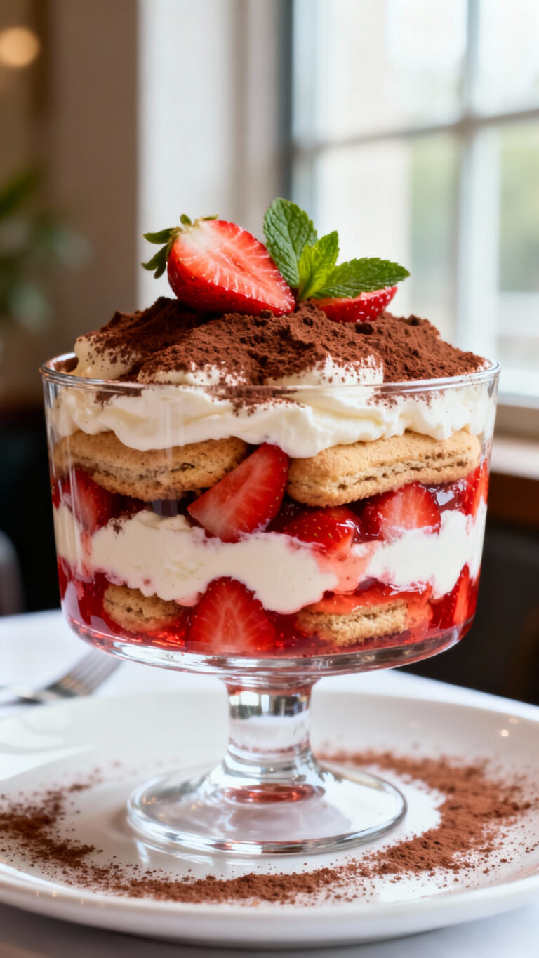 Strawberry Tiramisu - Italian