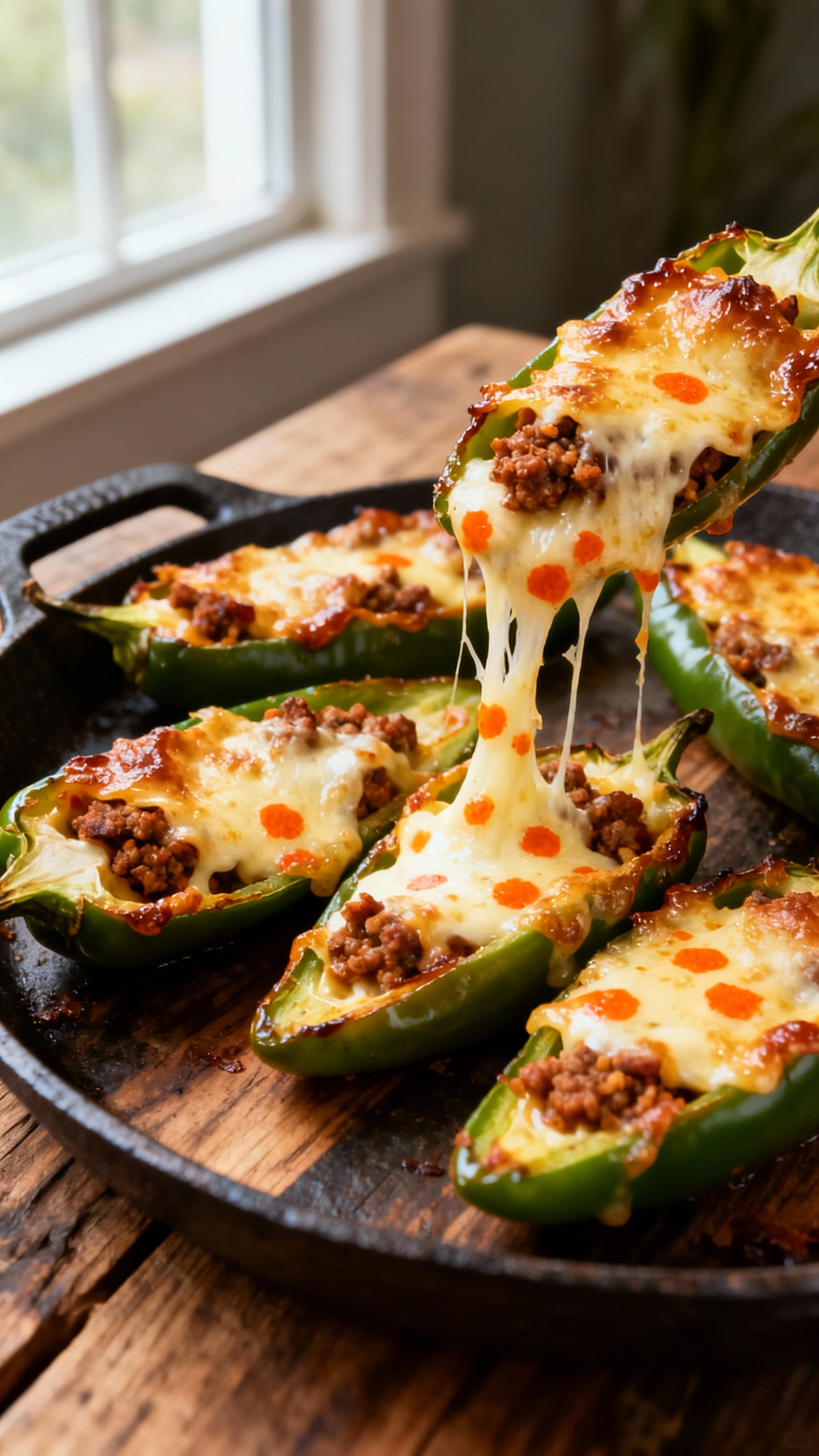 Cream Cheese and Chorizo Stuffed Jalapeño Poppers