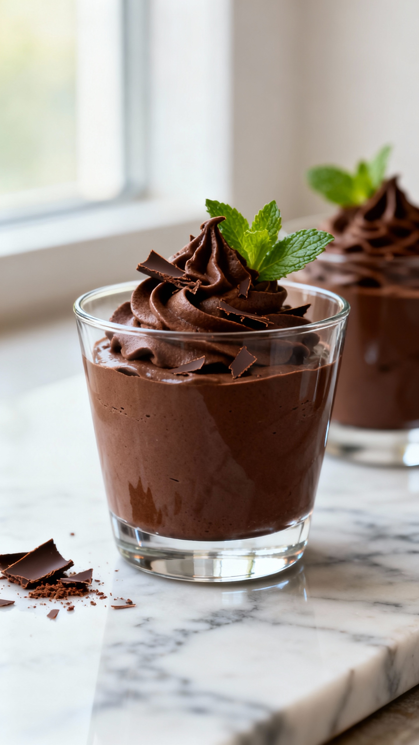 Vegan Chocolate Mousse Cups