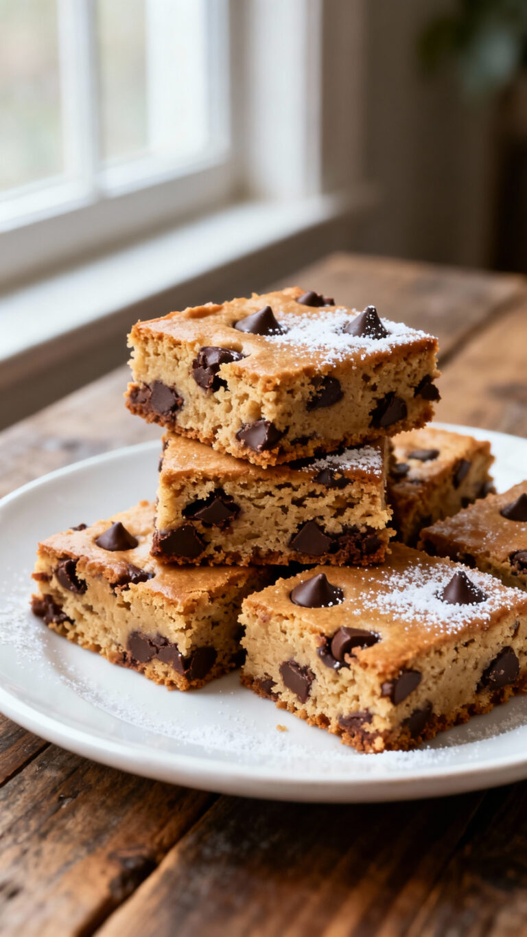 Chocolate Chip Blondies - American