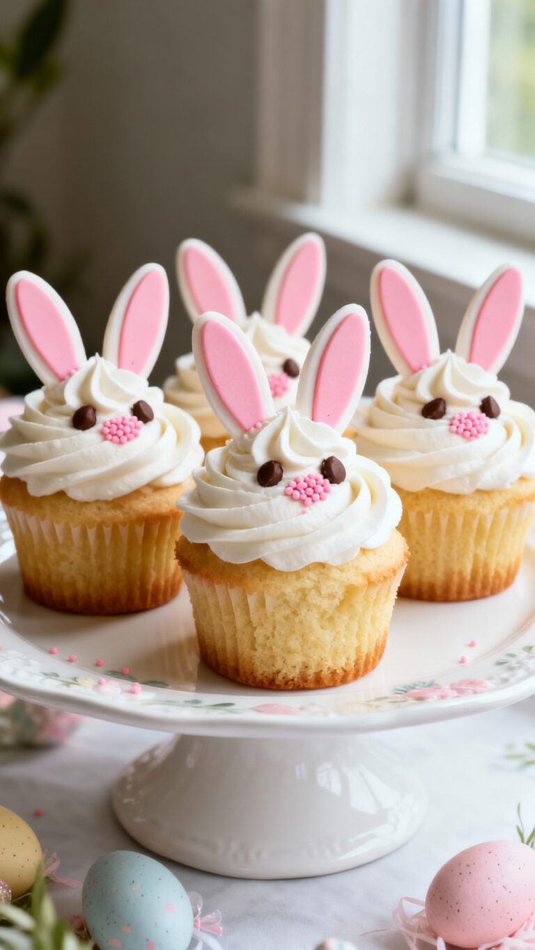 Easter Bunny Cupcakes - American