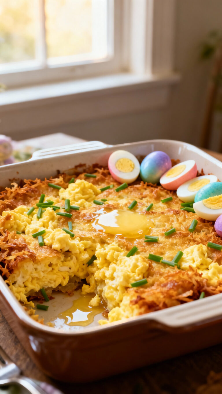 Easter Egg Breakfast Casserole - American