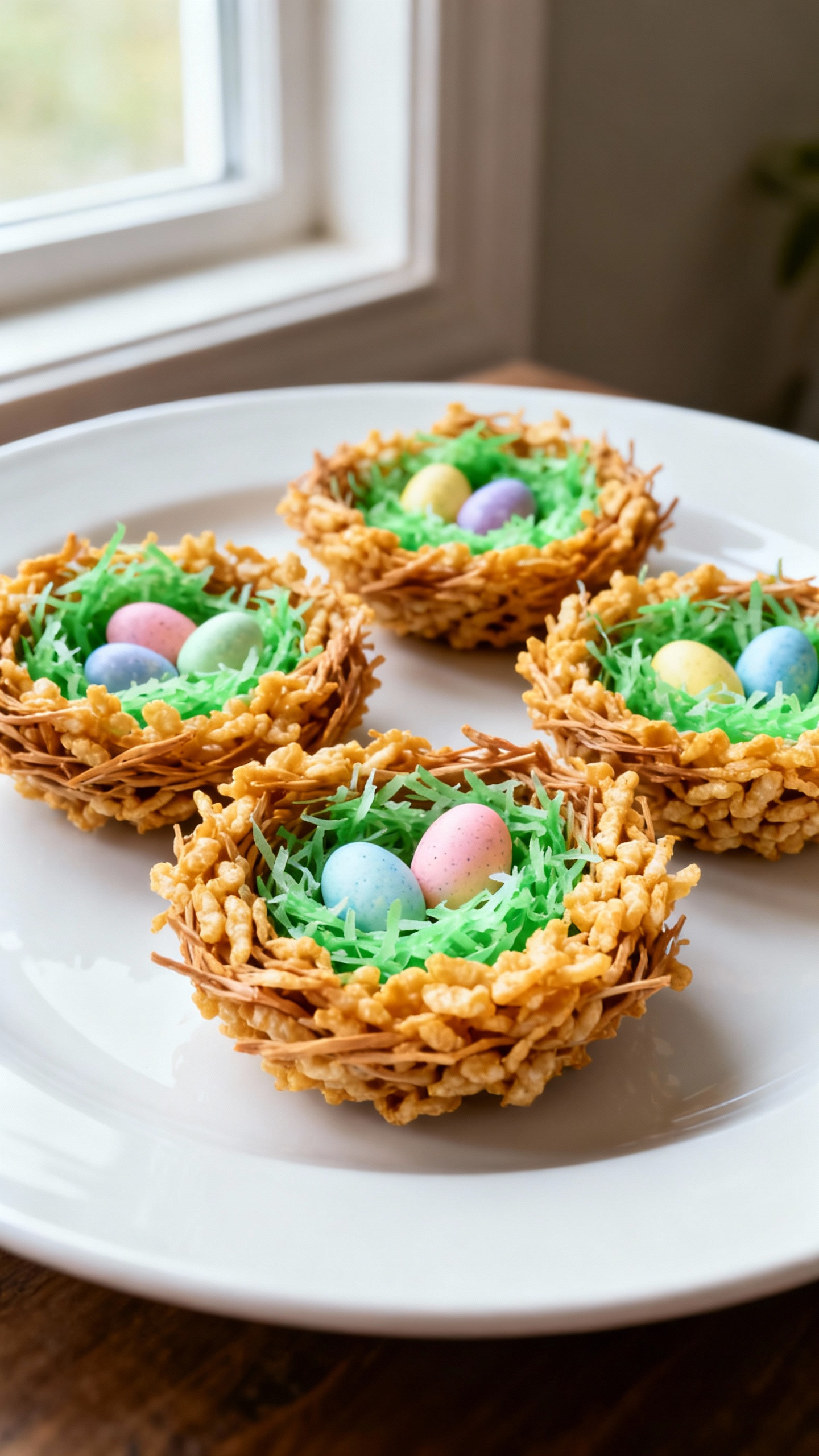 Easter Nest Rice Krispie Treats
