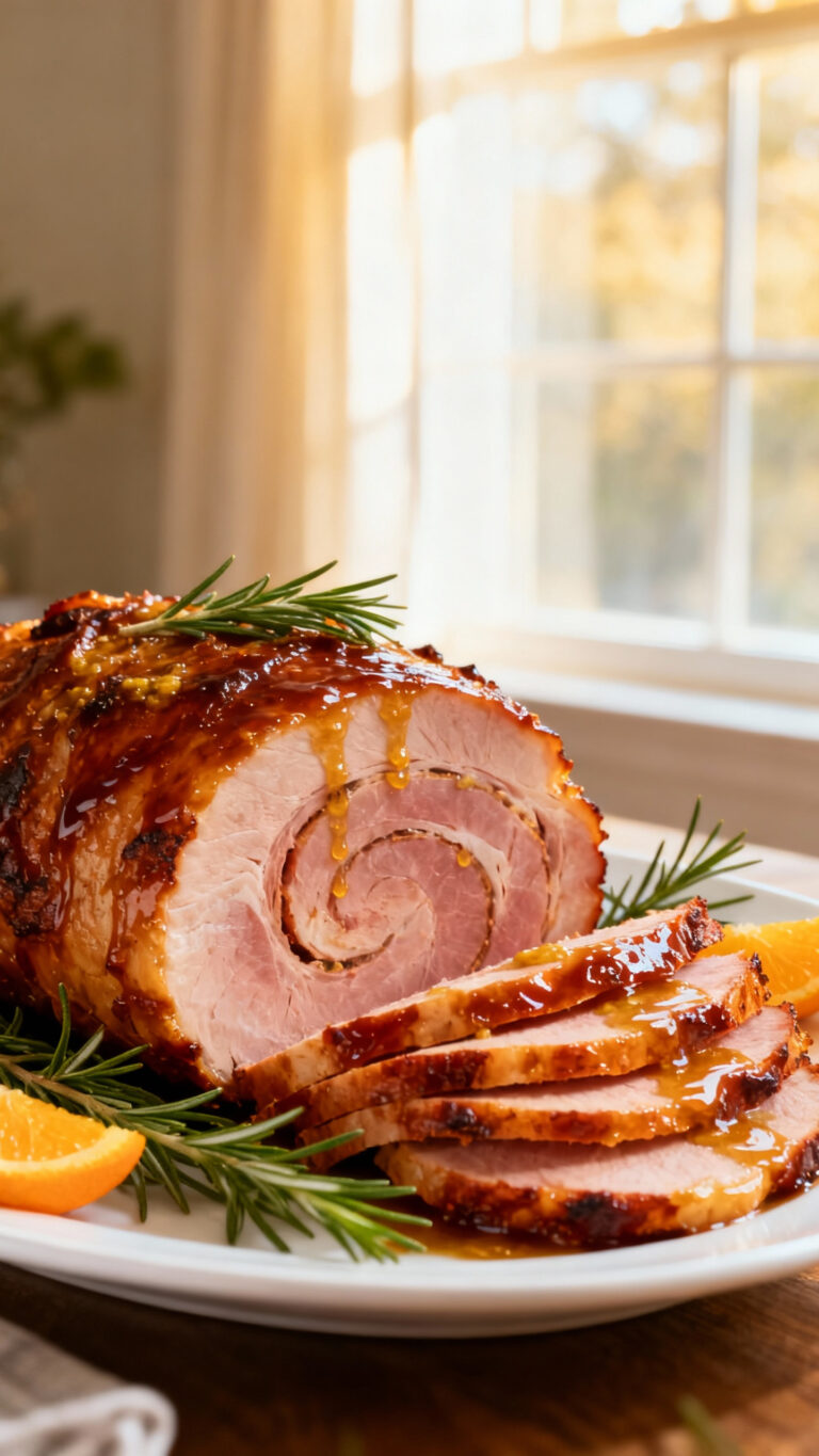 Glazed Spiral Ham - American