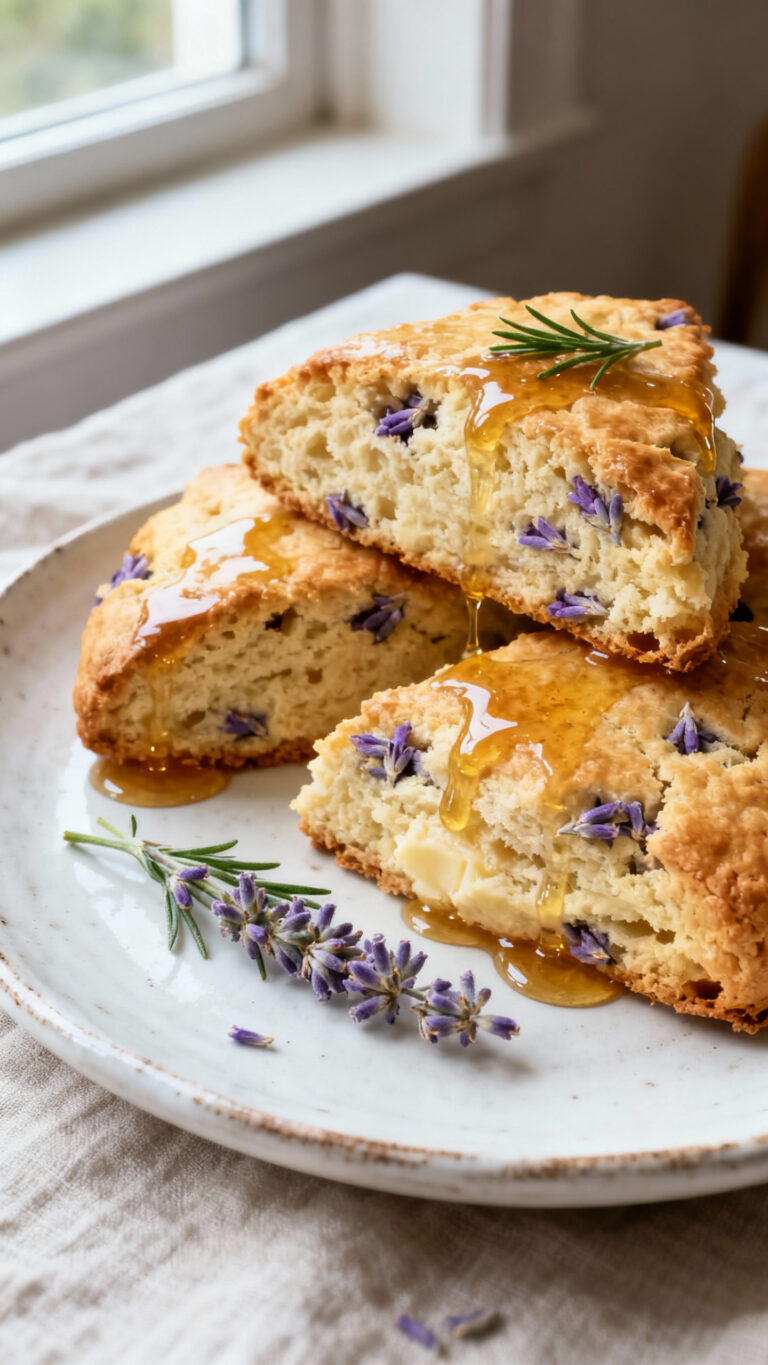 Honey Lavender Scones - British