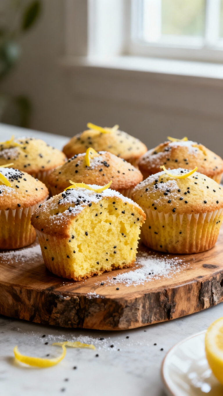 Lemon Poppy Seed Muffins - American
