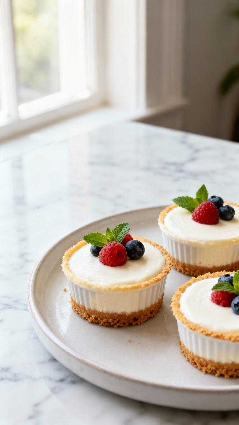 Mini Egg Cheesecake - American