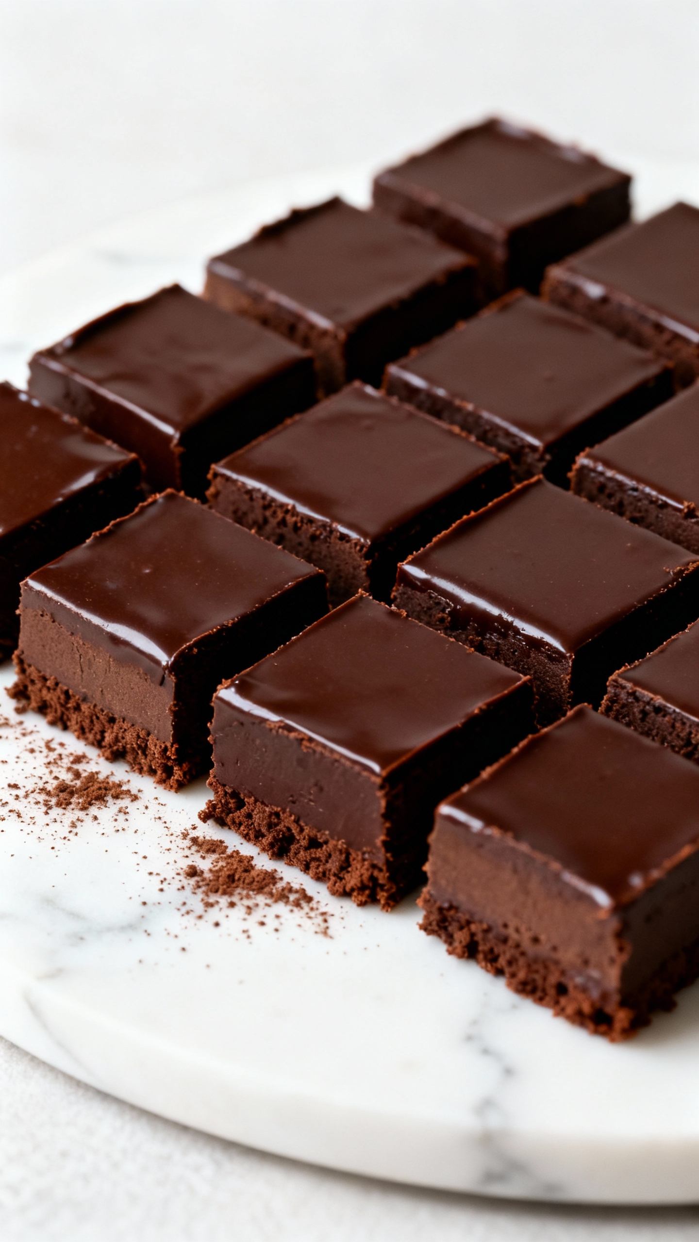 No-Bake Mocha Fudge Squares