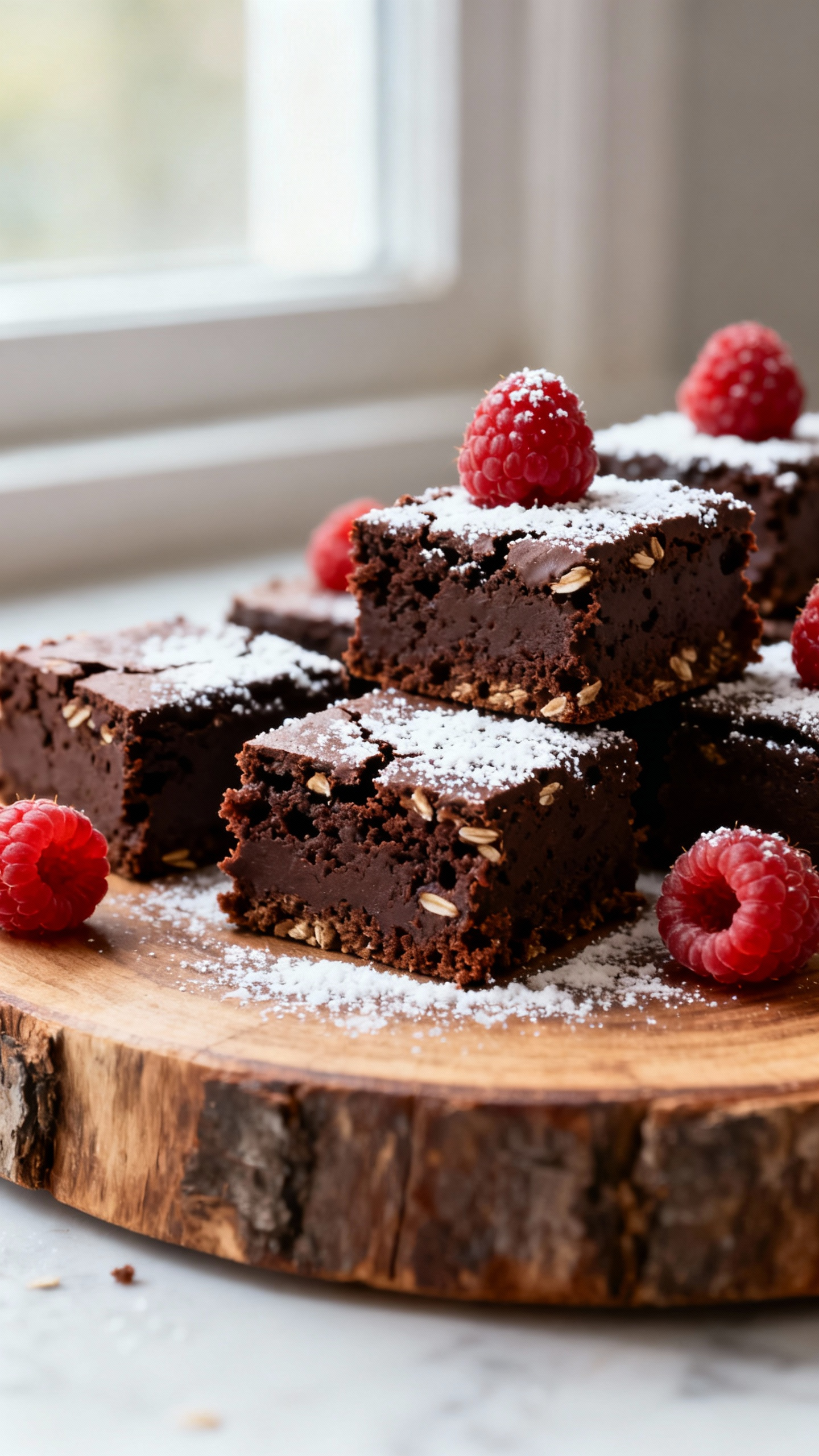 Oat Flour Brownie Bites