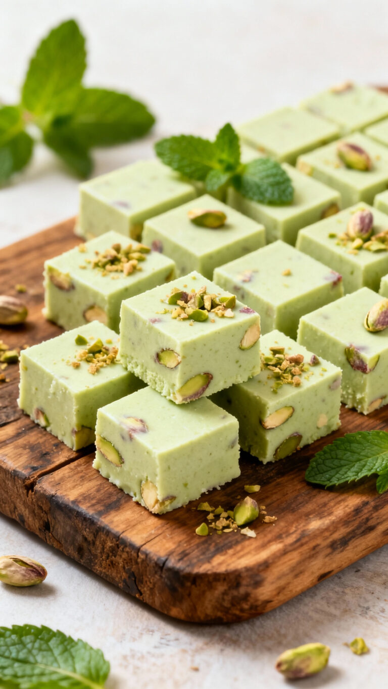 Pistachio Vegan Fudge - American