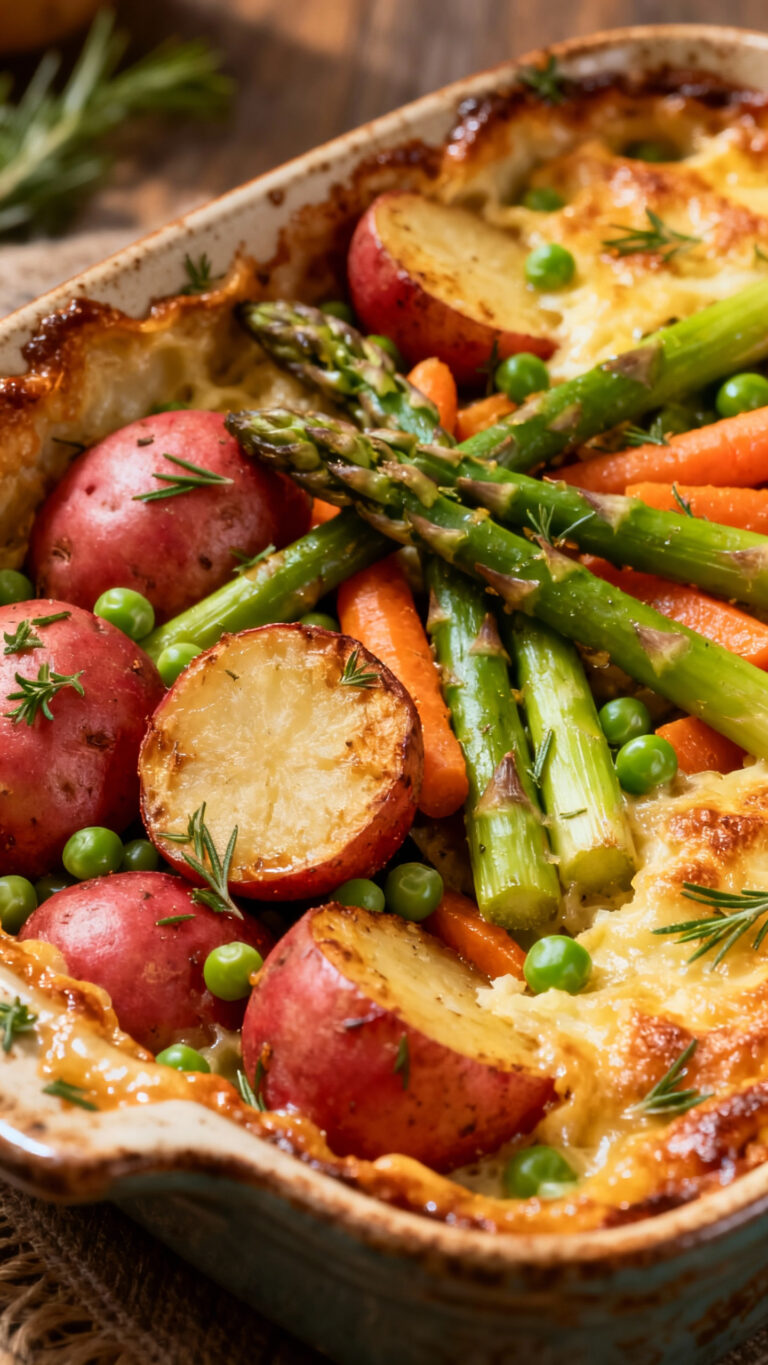 Spring Vegetable Casserole - American