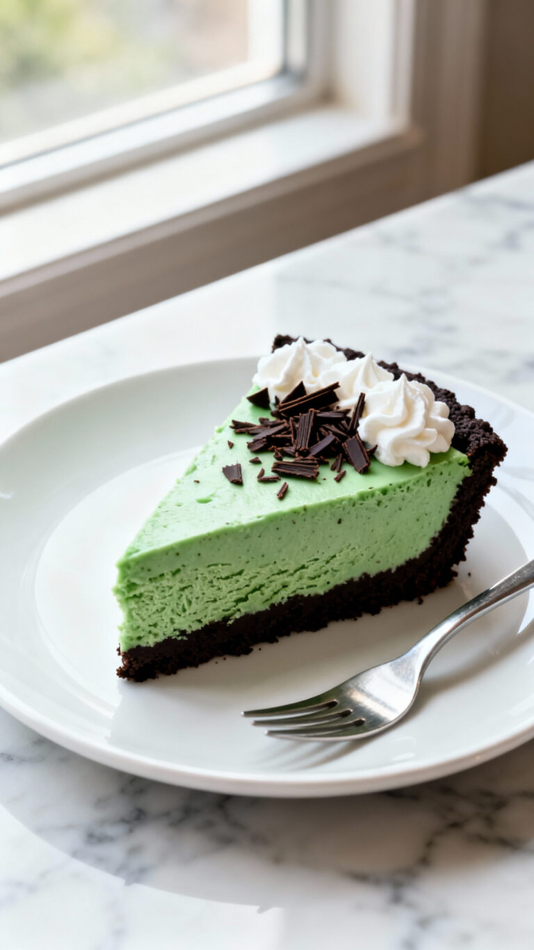 Vegan Grasshopper Pie - American