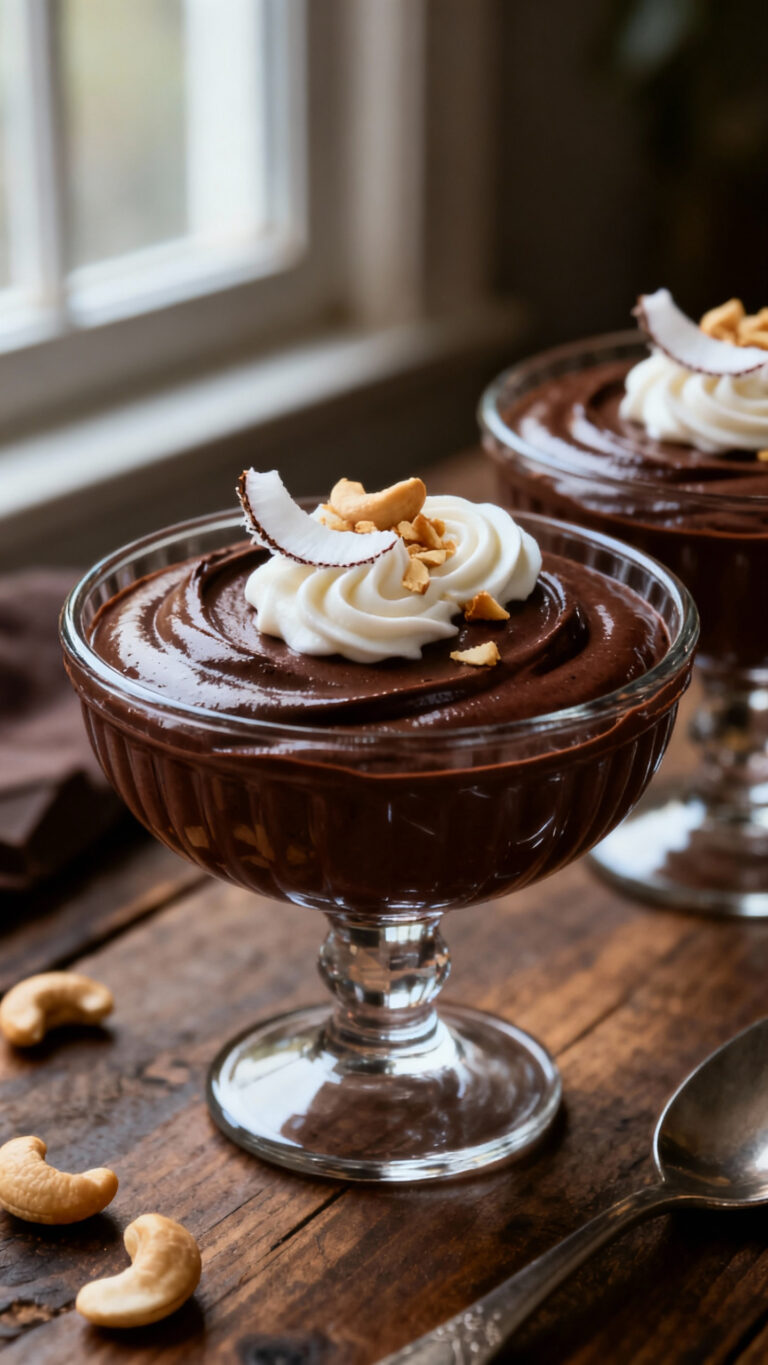 Vegan Irish Cream Chocolate Pots - Irish