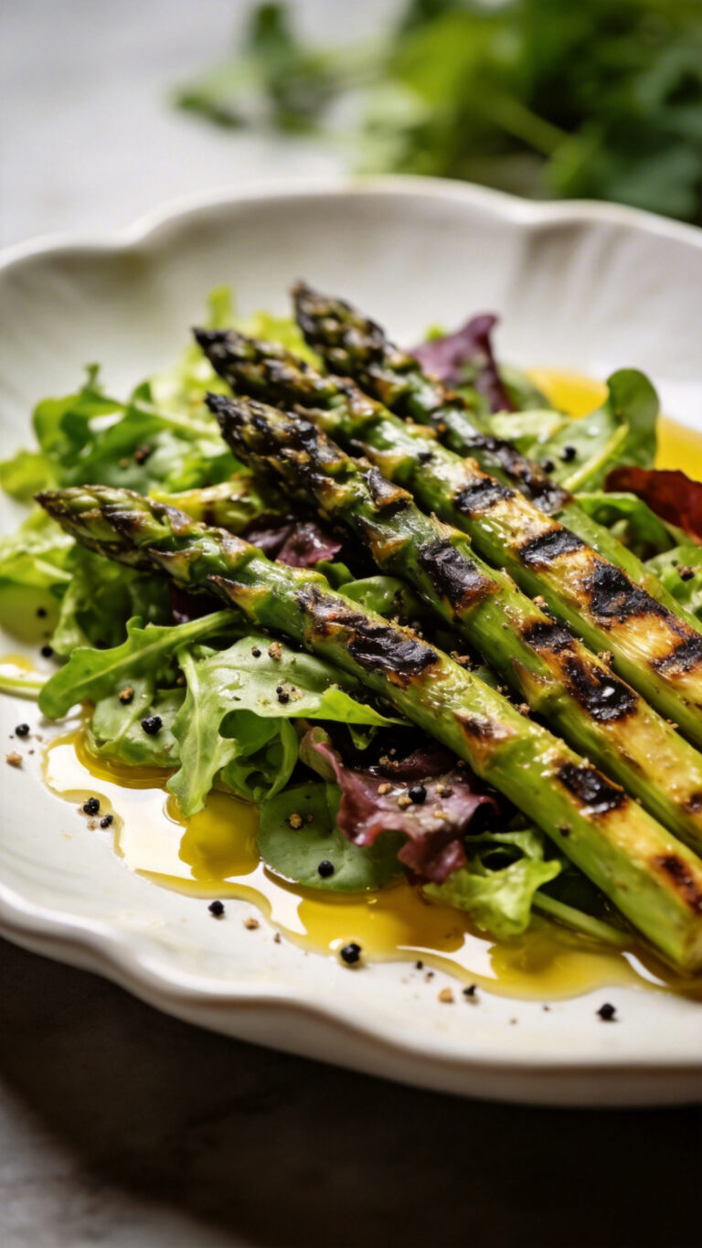 20-Minute Grilled Asparagus Salad - American