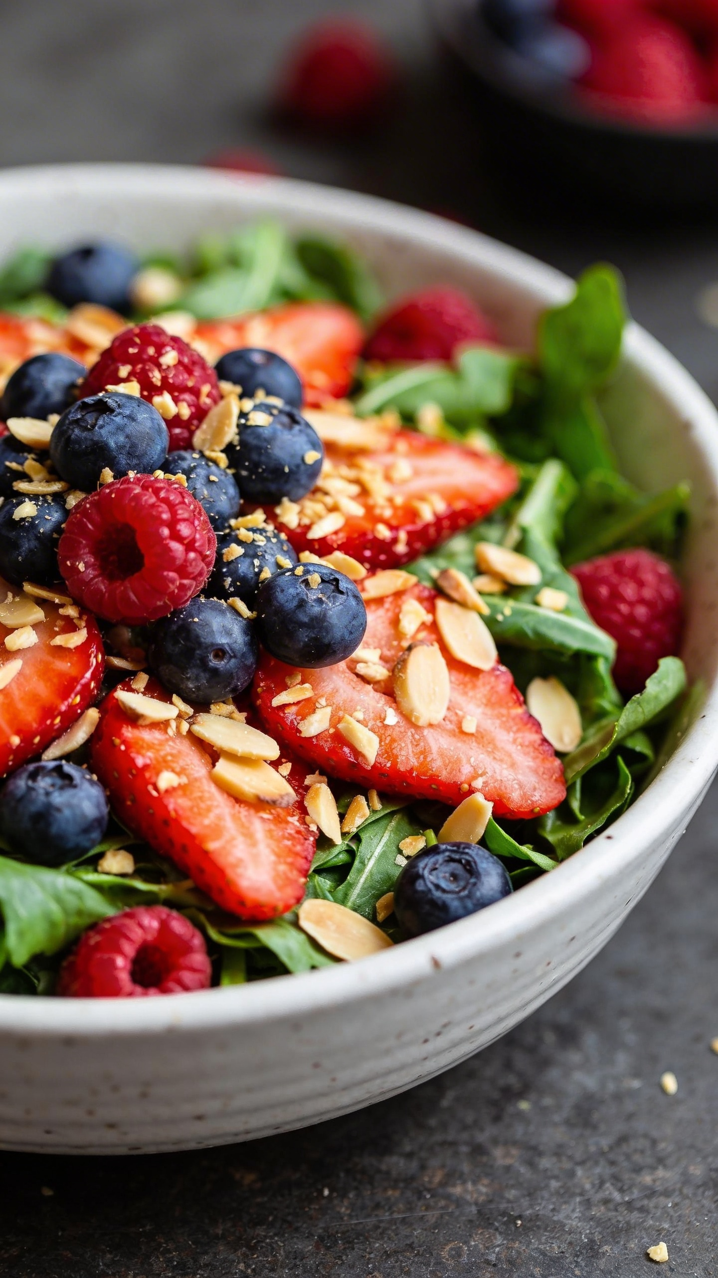 Antioxidant-Rich Berry Almond Salad