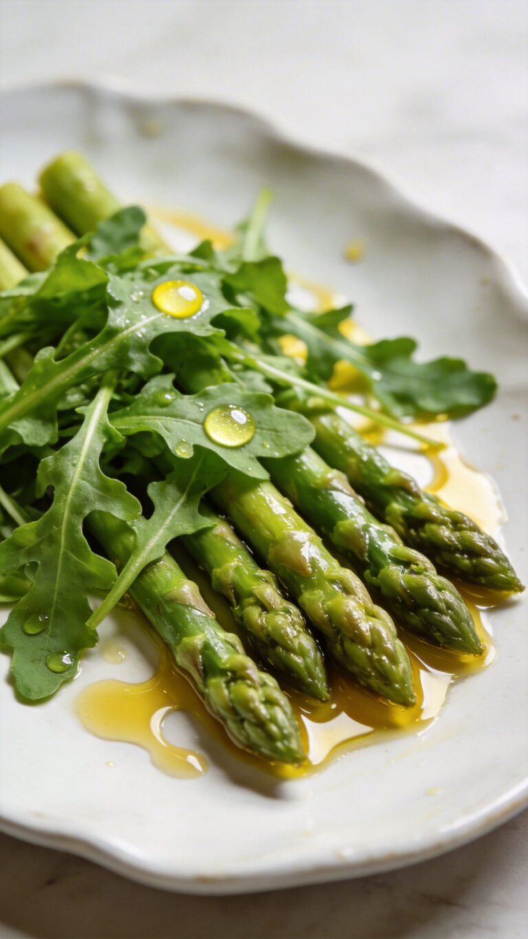 Asparagus and Arugula Salad - Mediterranean