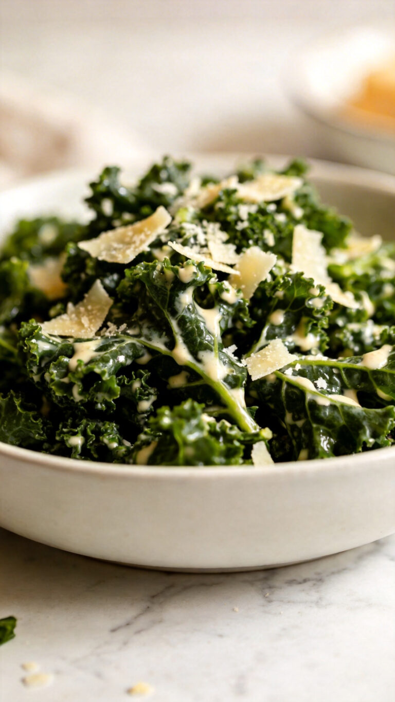 Baby Kale Caesar Salad - American