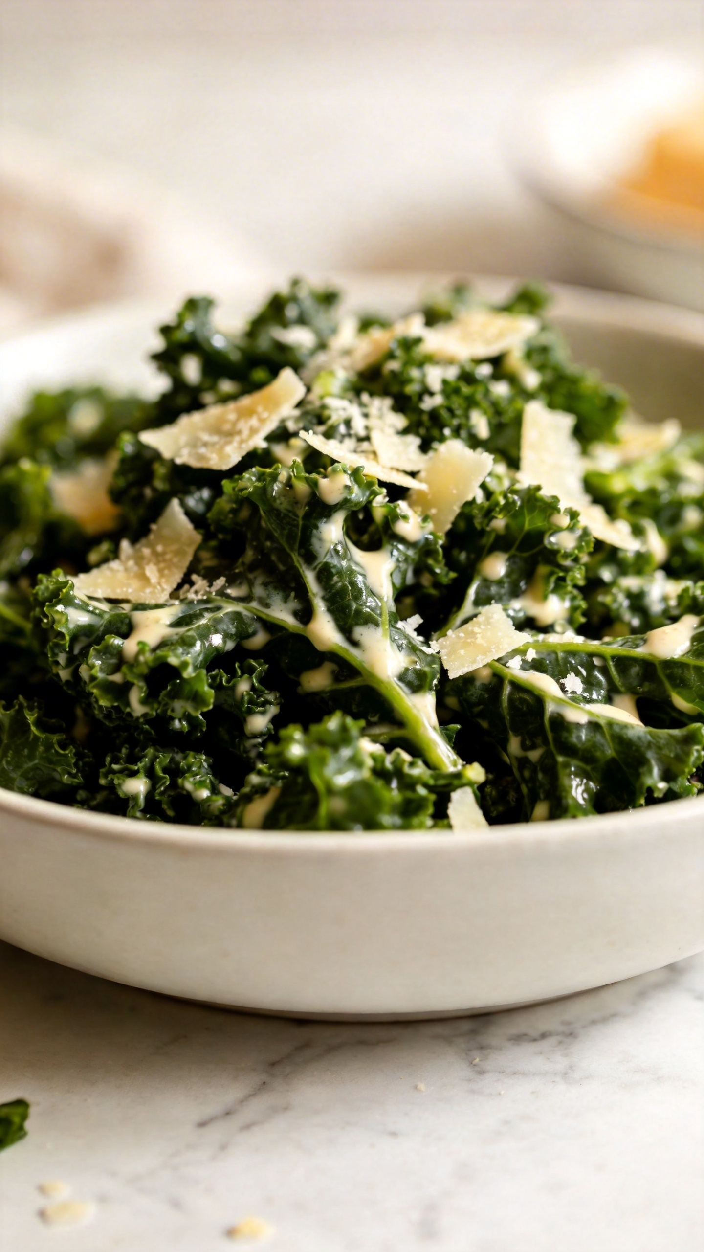 Baby Kale Caesar Salad