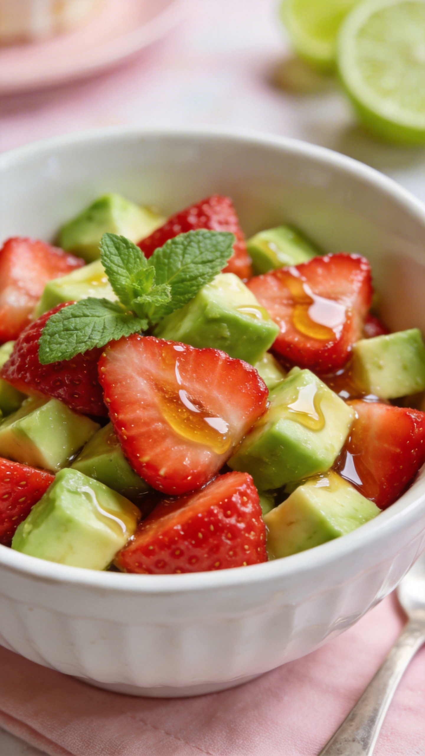 Baby Shower Strawberry Avocado Salad