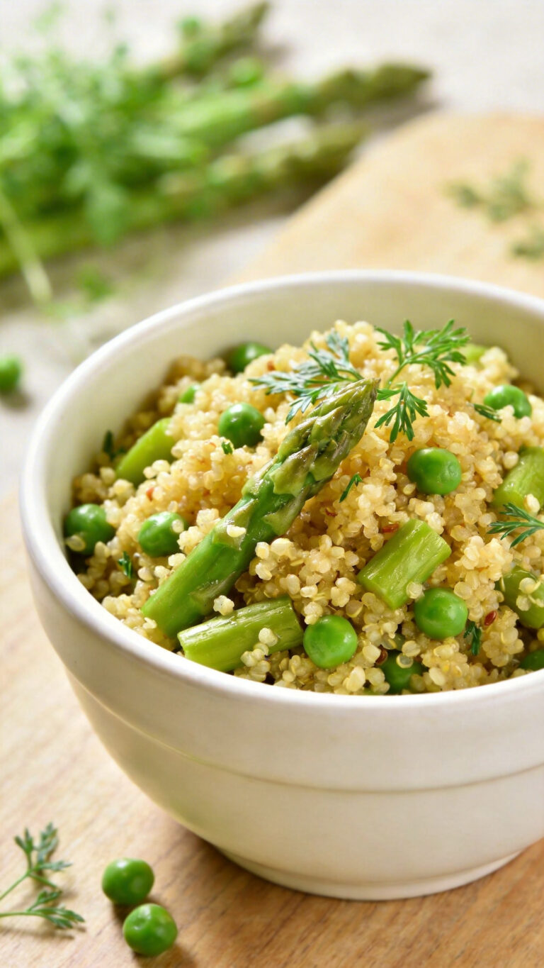 Batch Cooking Quinoa Spring Vegetable Salad - Mediterranean
