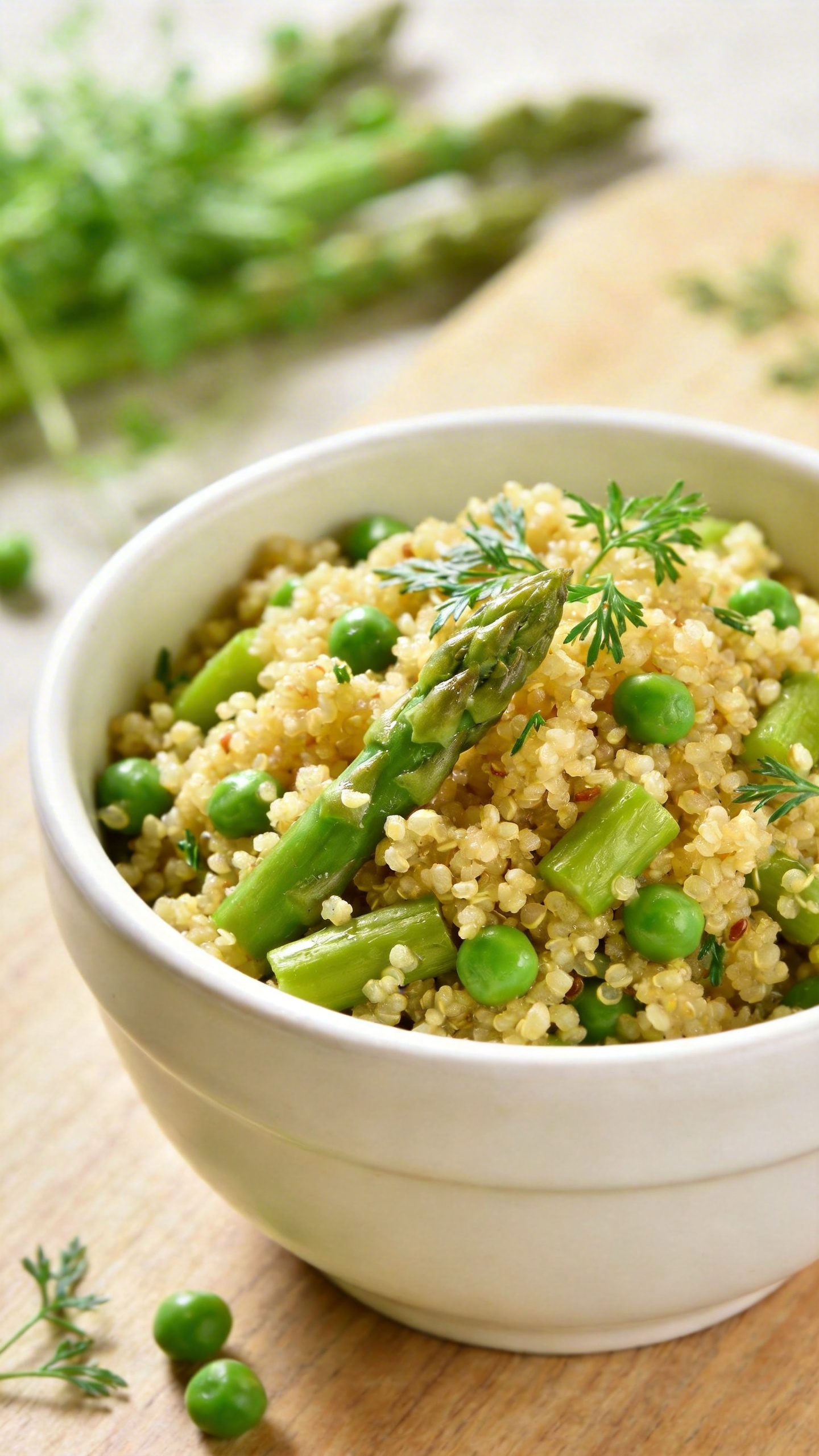 Batch Cooking Quinoa Spring Vegetable Salad