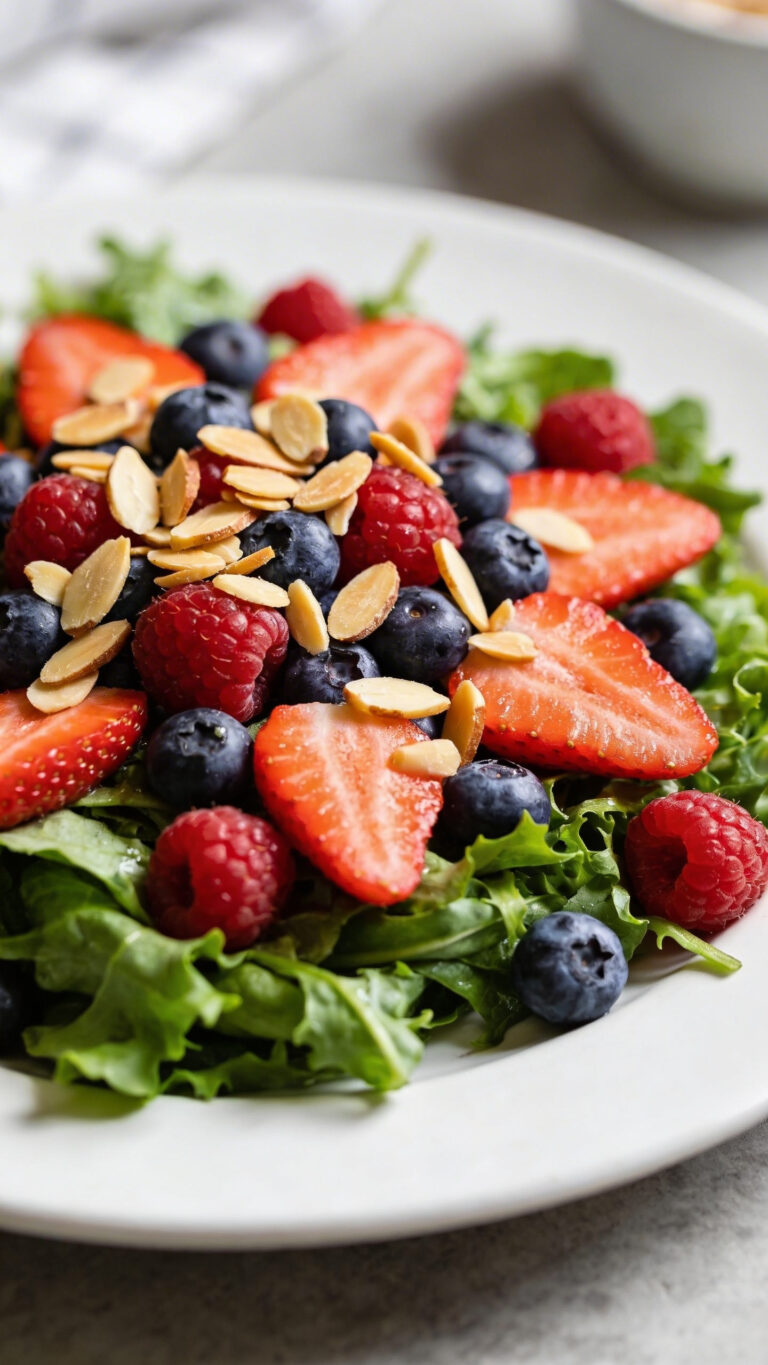 Berry Almond Salad - American