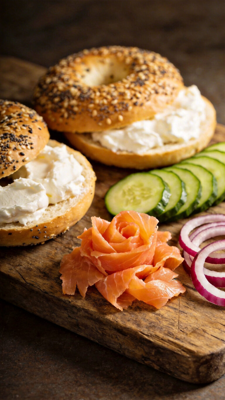 Budget-Friendly Smoked Salmon Bagel Board for Home Entertaining - Jewish-American