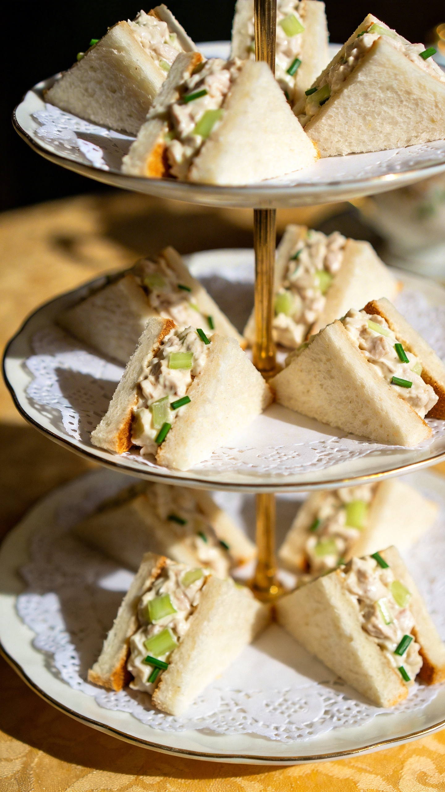 Chicken Salad Tea Sandwiches