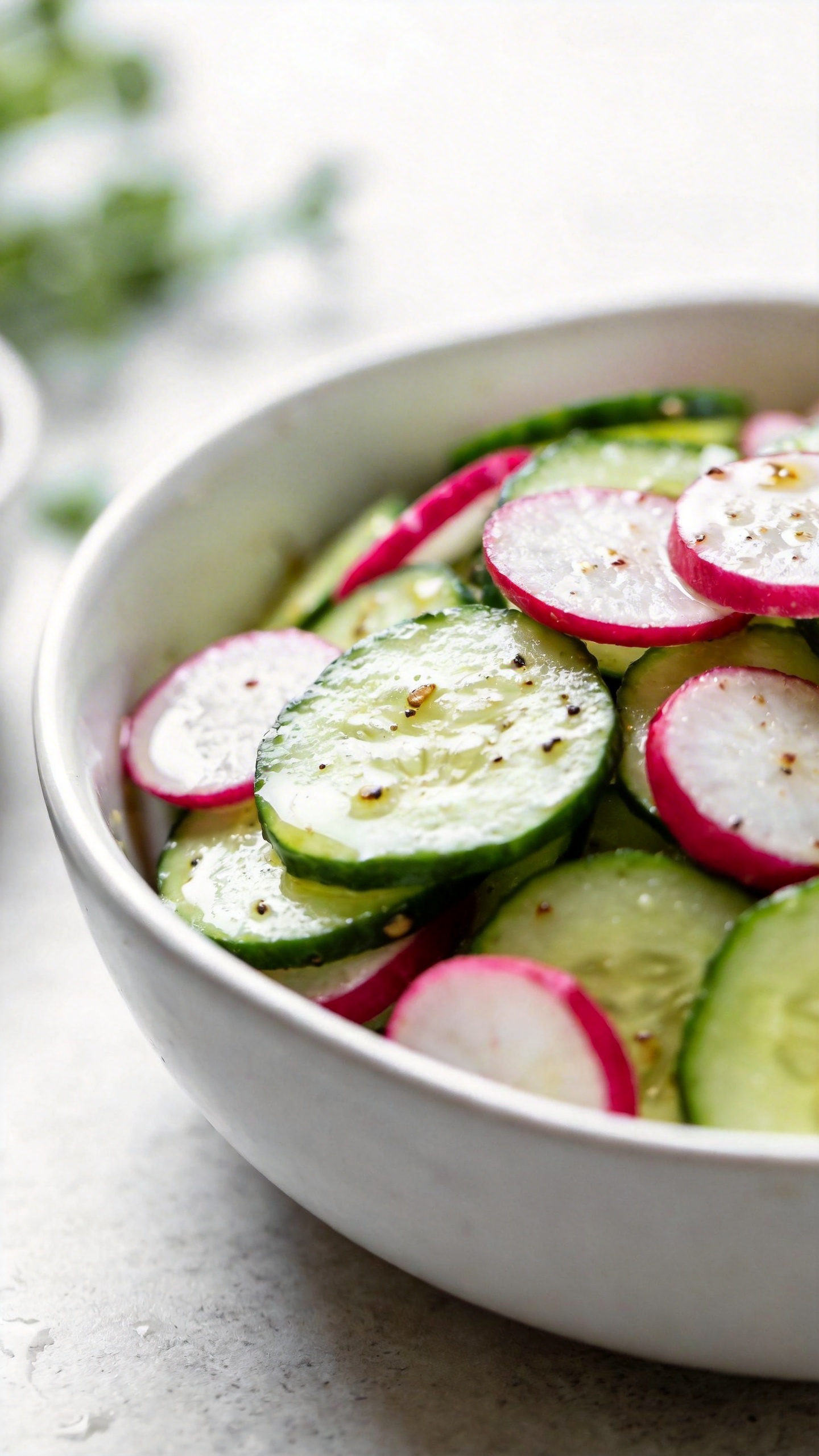 Crispy Garden Fresh Cucumber Radish Salad