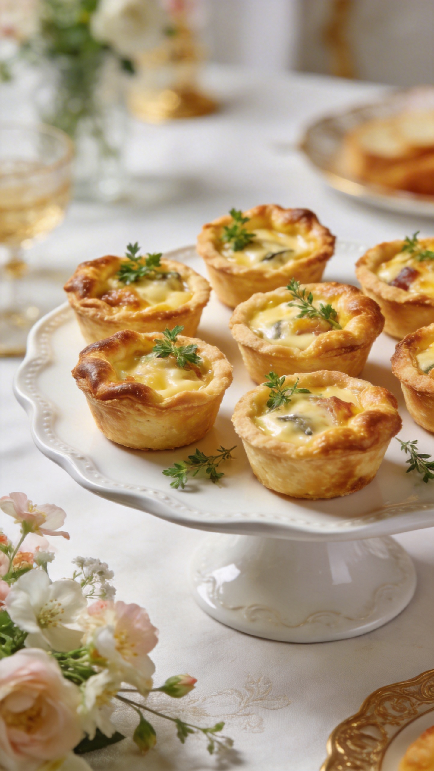 Crowd-Pleasing Mini Quiches for Mother's Day Brunch Tables