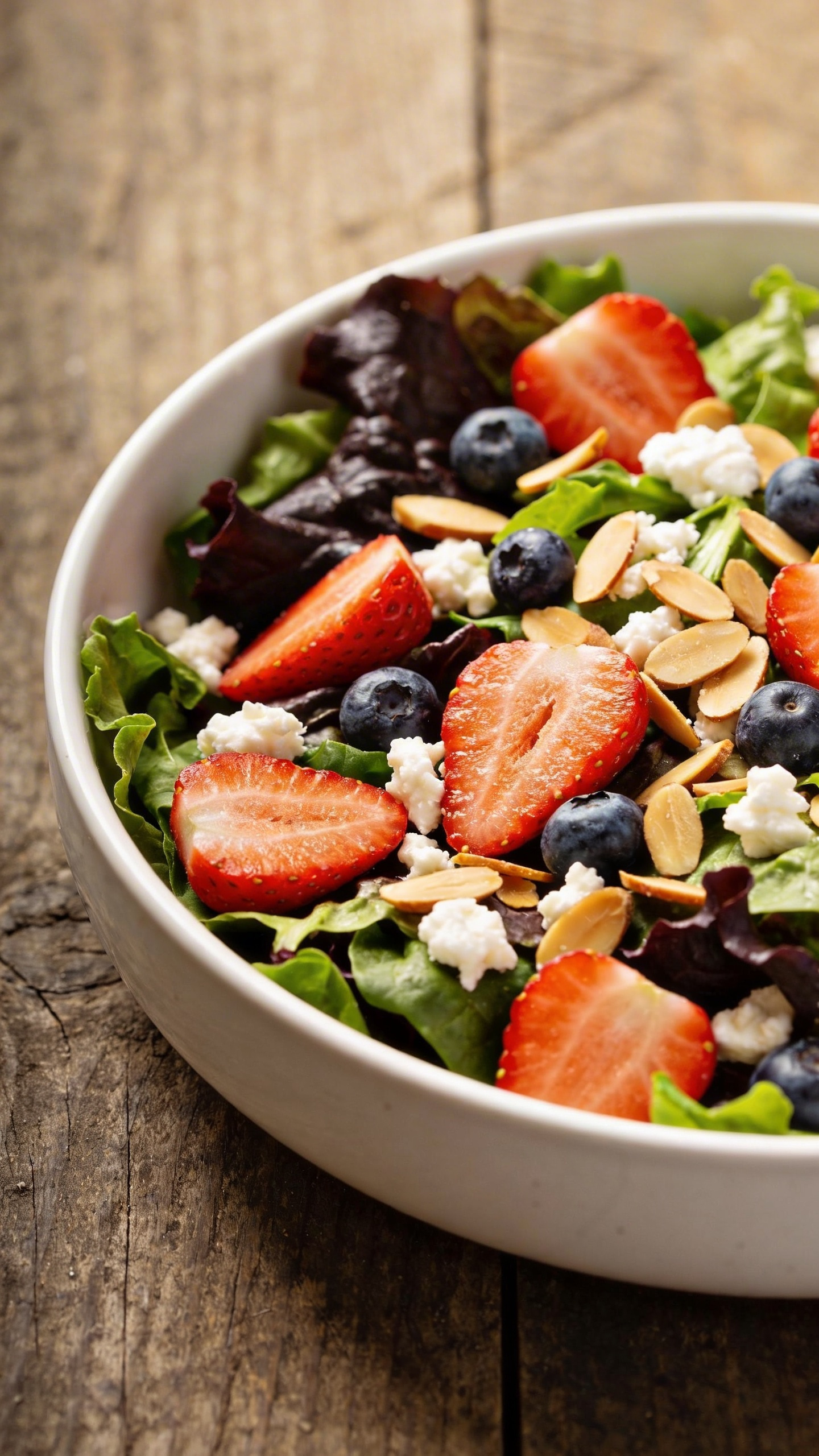 Crunchy Sweet Berry Almond Salad