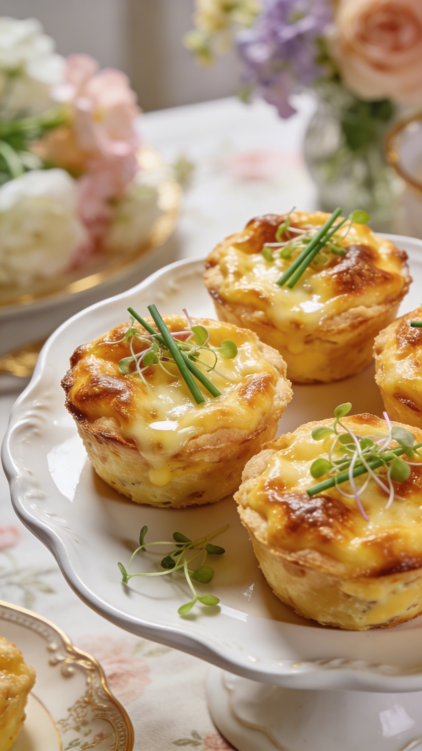 Crustless Mini Quiches for Mother's Day Brunch Light Bites