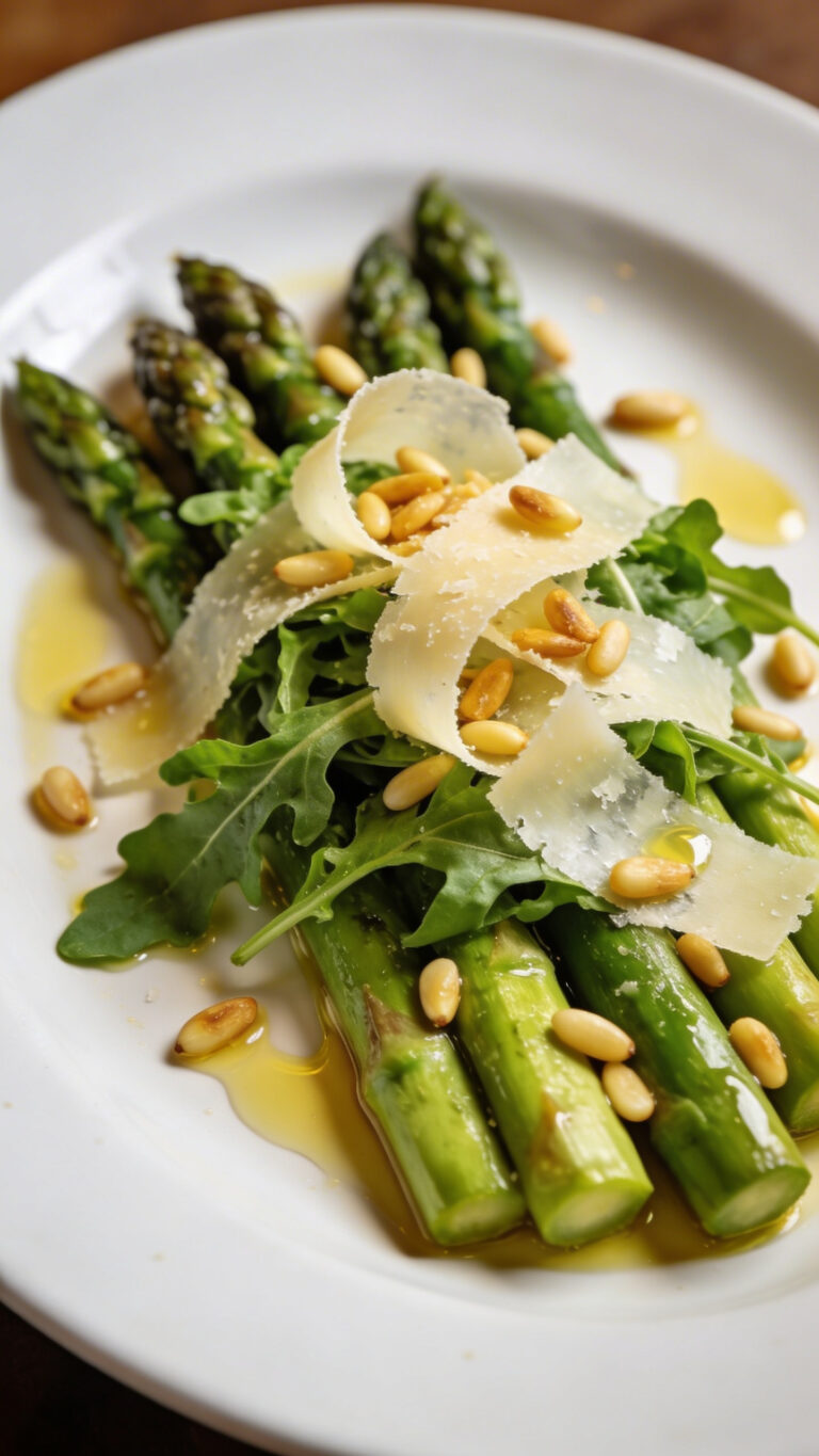 Date Night Asparagus and Arugula Salad - American
