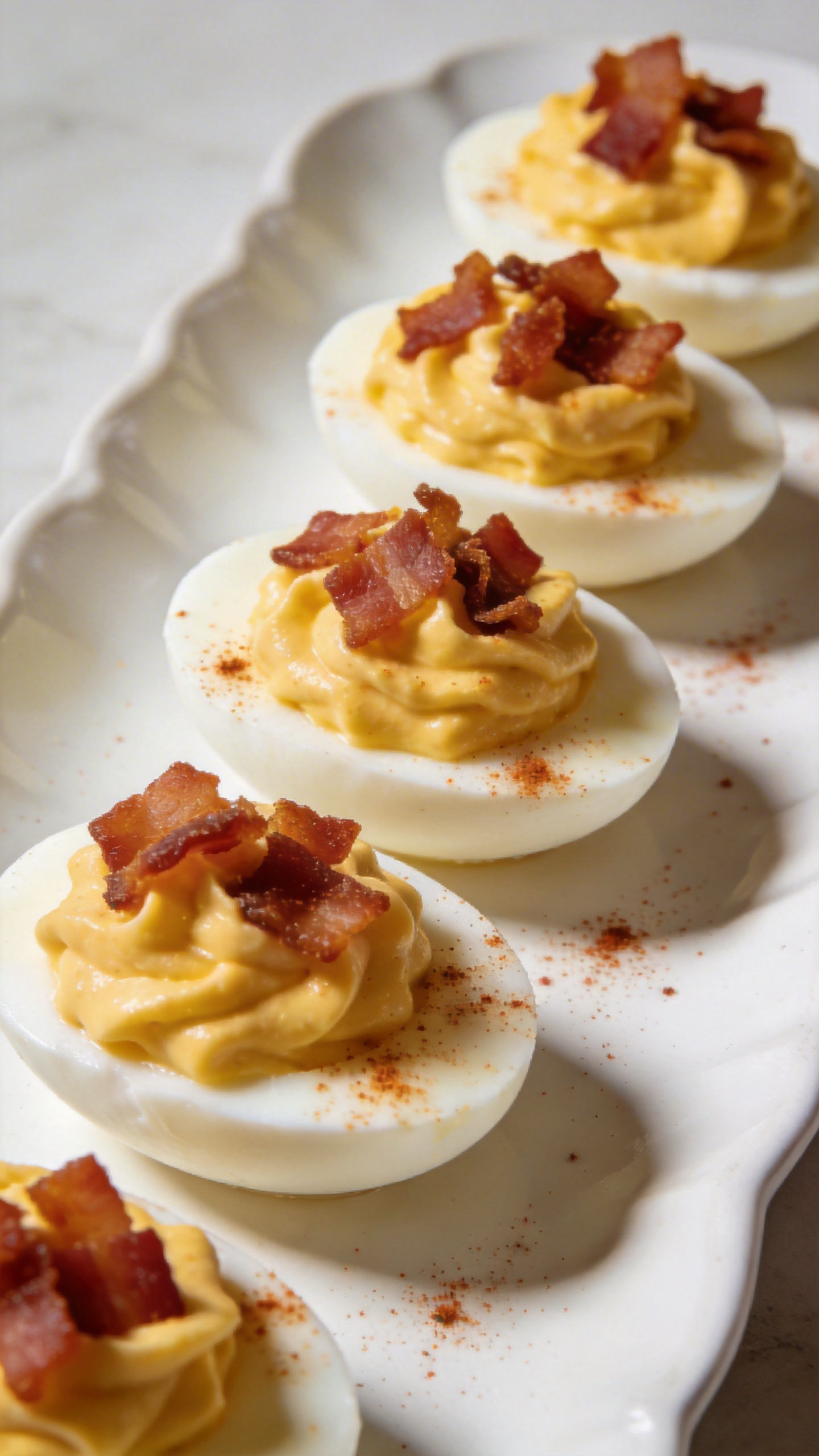 Deviled Eggs with Bacon