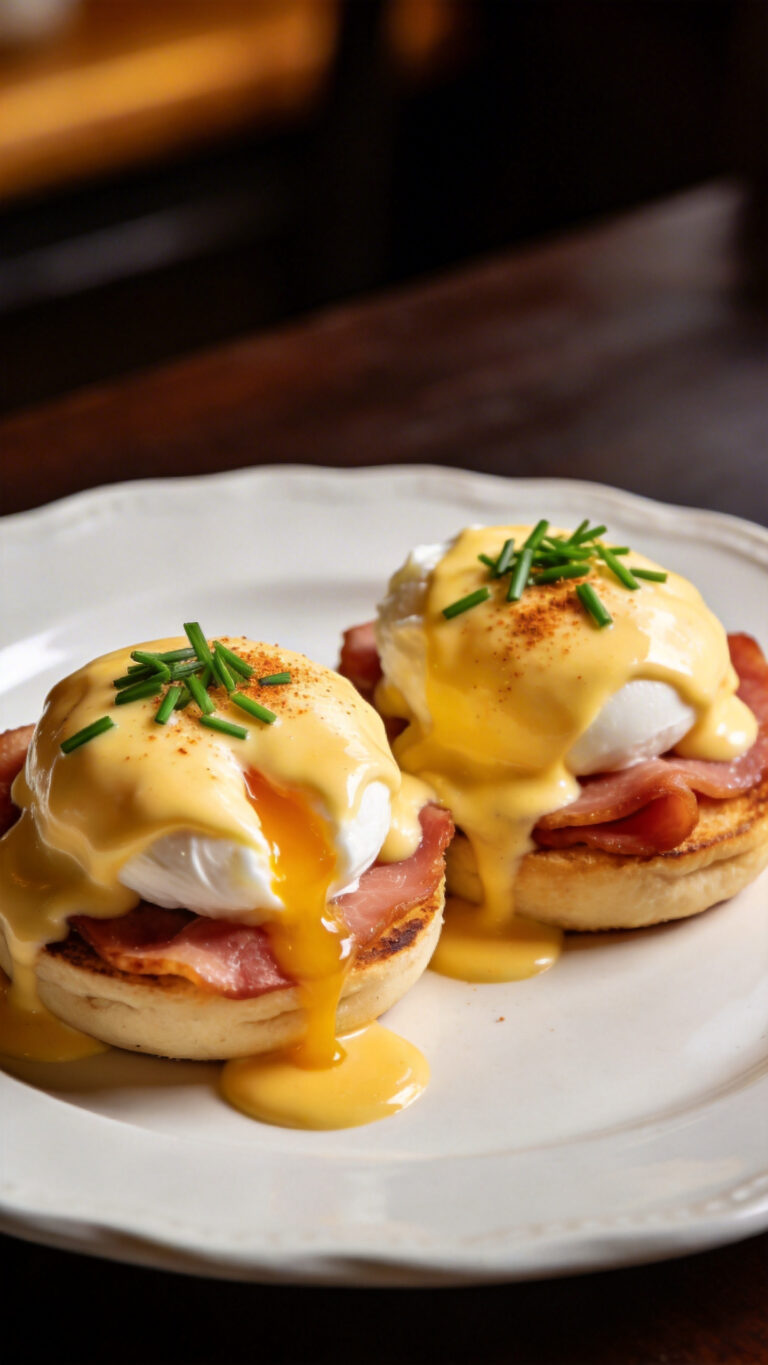Eggs Benedict with Hollandaise - French