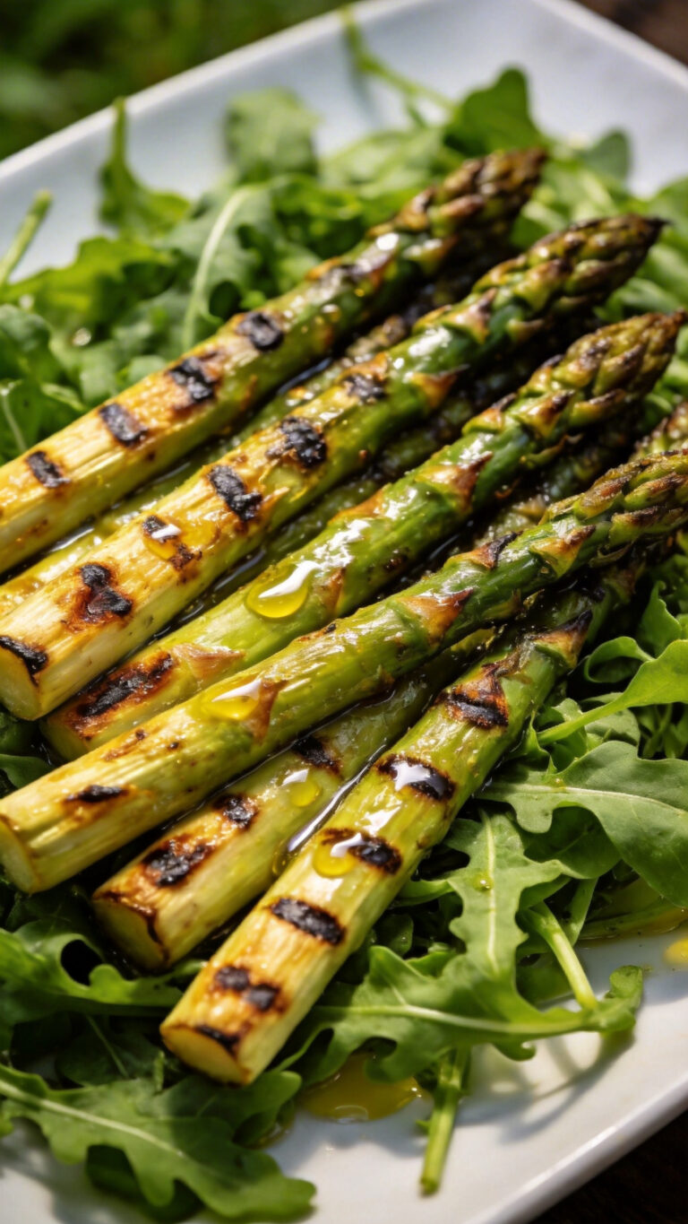 Grilled Asparagus and Arugula Salad for Cookouts - American