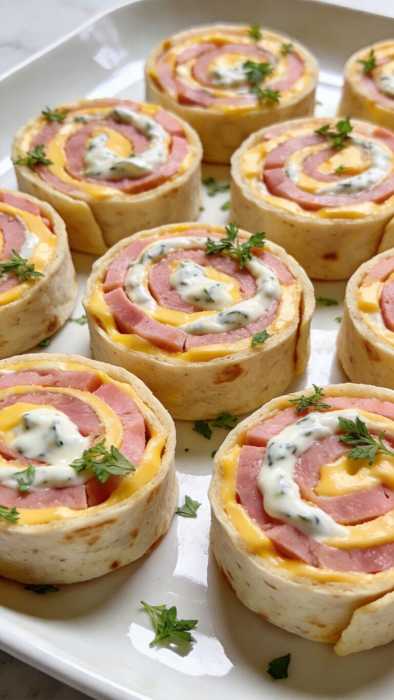 Ham and Cheese Pinwheels - American