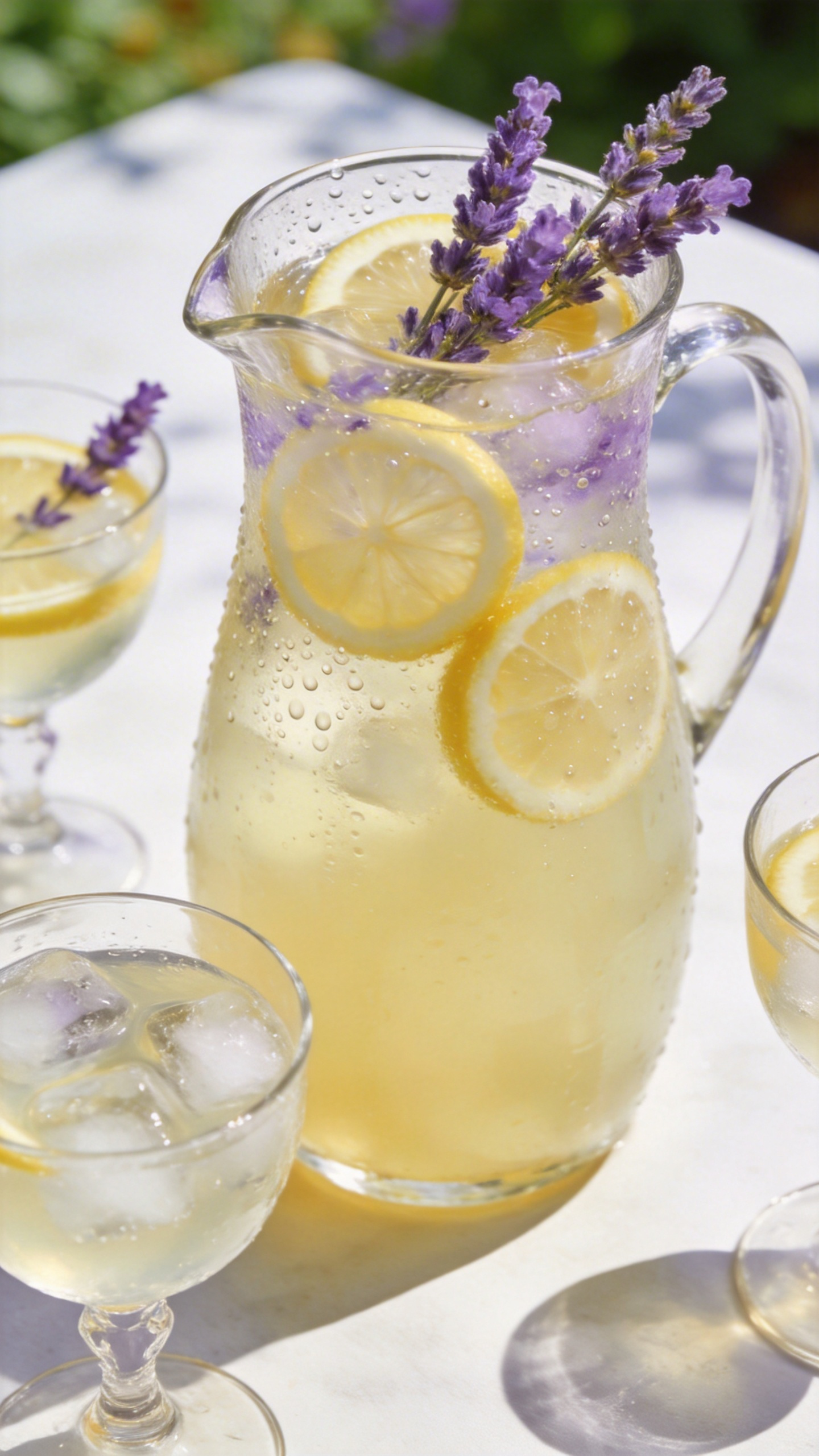 Lavender Lemonade Pitcher Recipe for Entertaining a Crowd