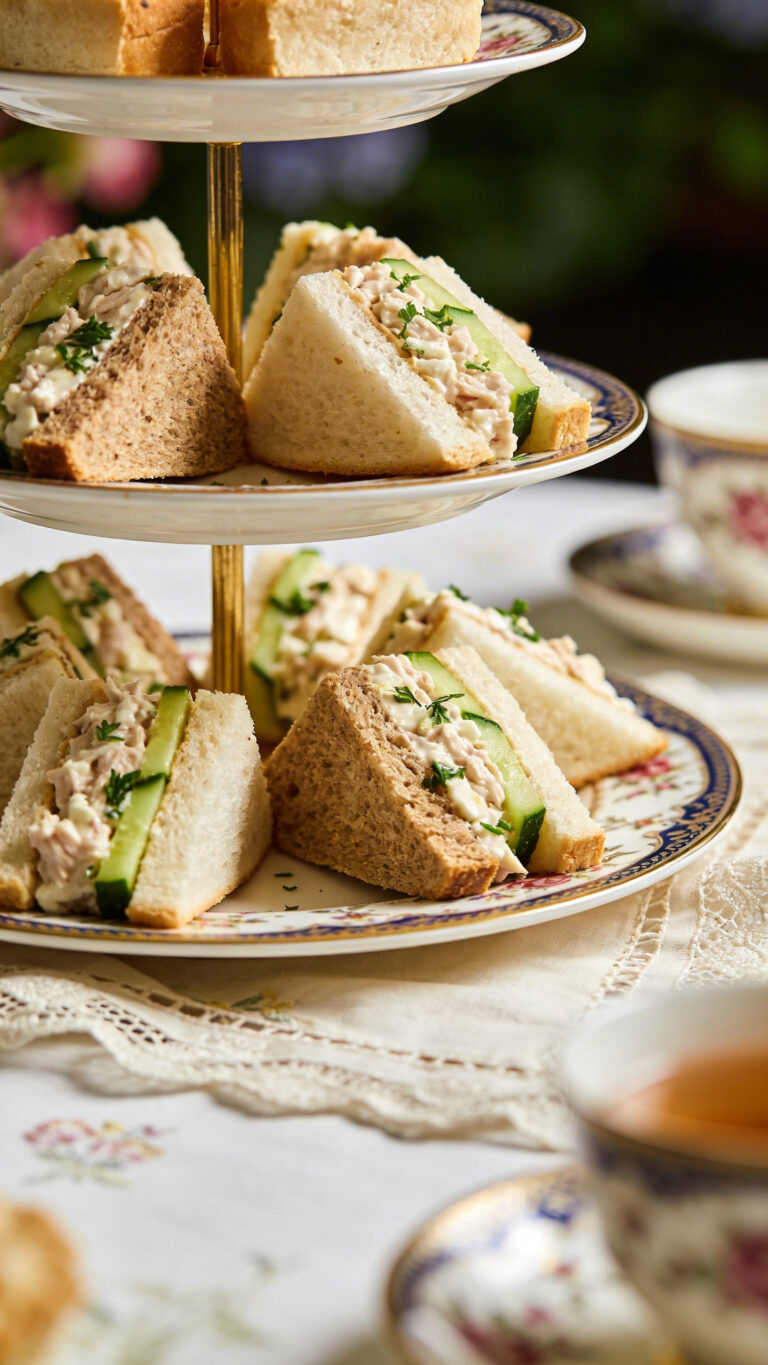 Make-Ahead Chicken Salad Tea Sandwiches for Easy Hosting - British