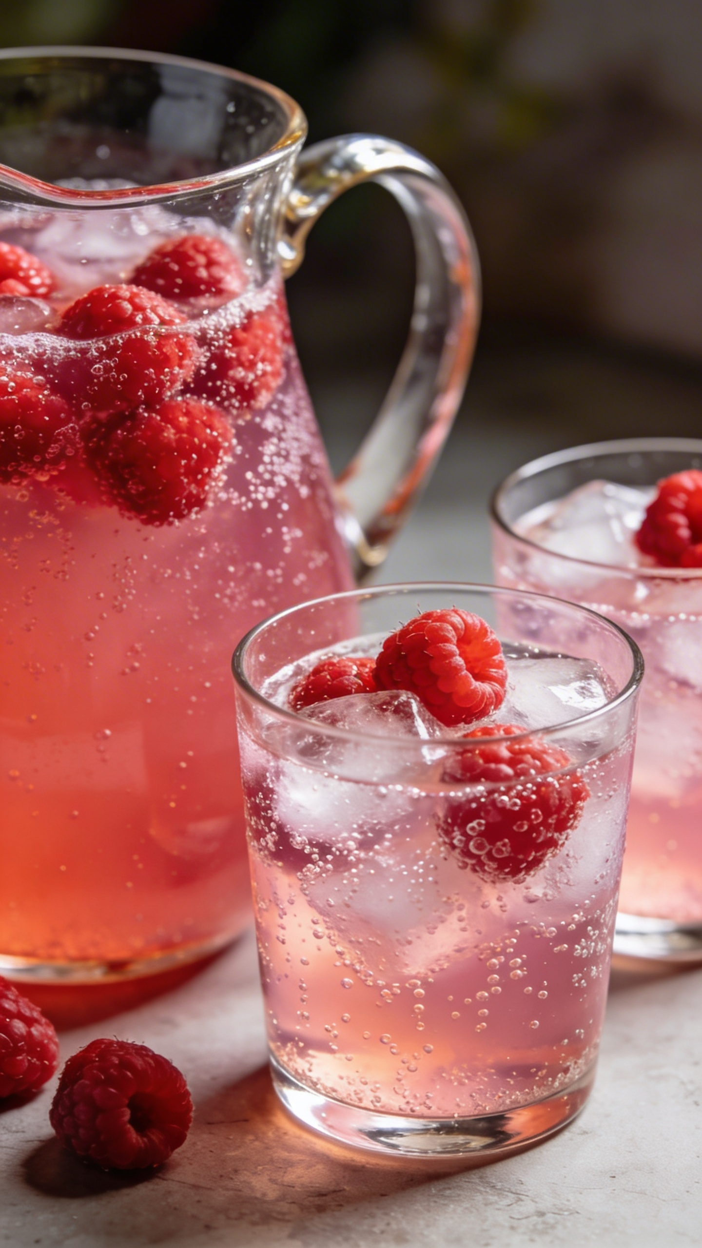 Make-Ahead Sparkling Raspberry Punch for Easy Entertaining