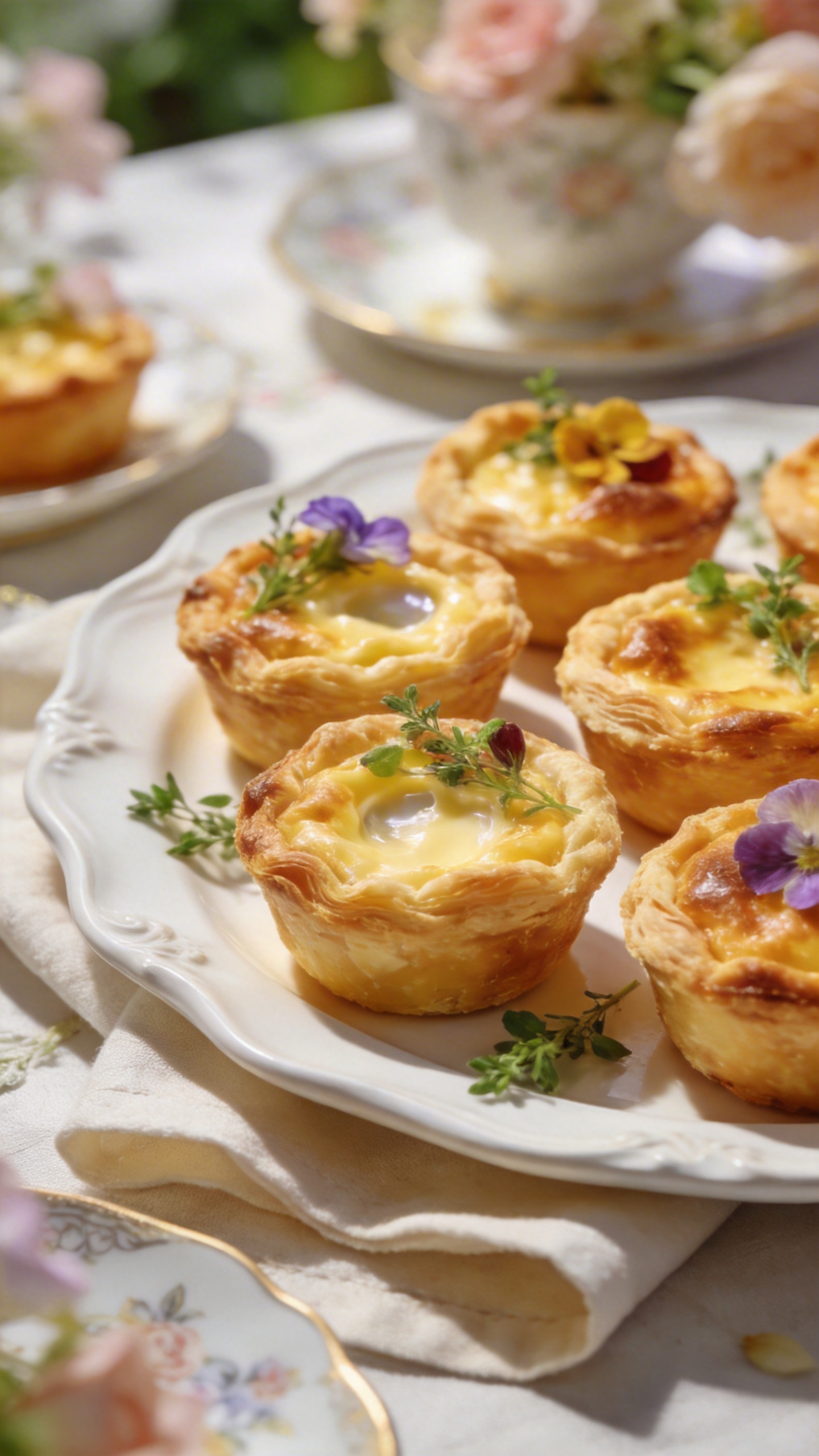 Mini Quiches for Mother's Day Brunch