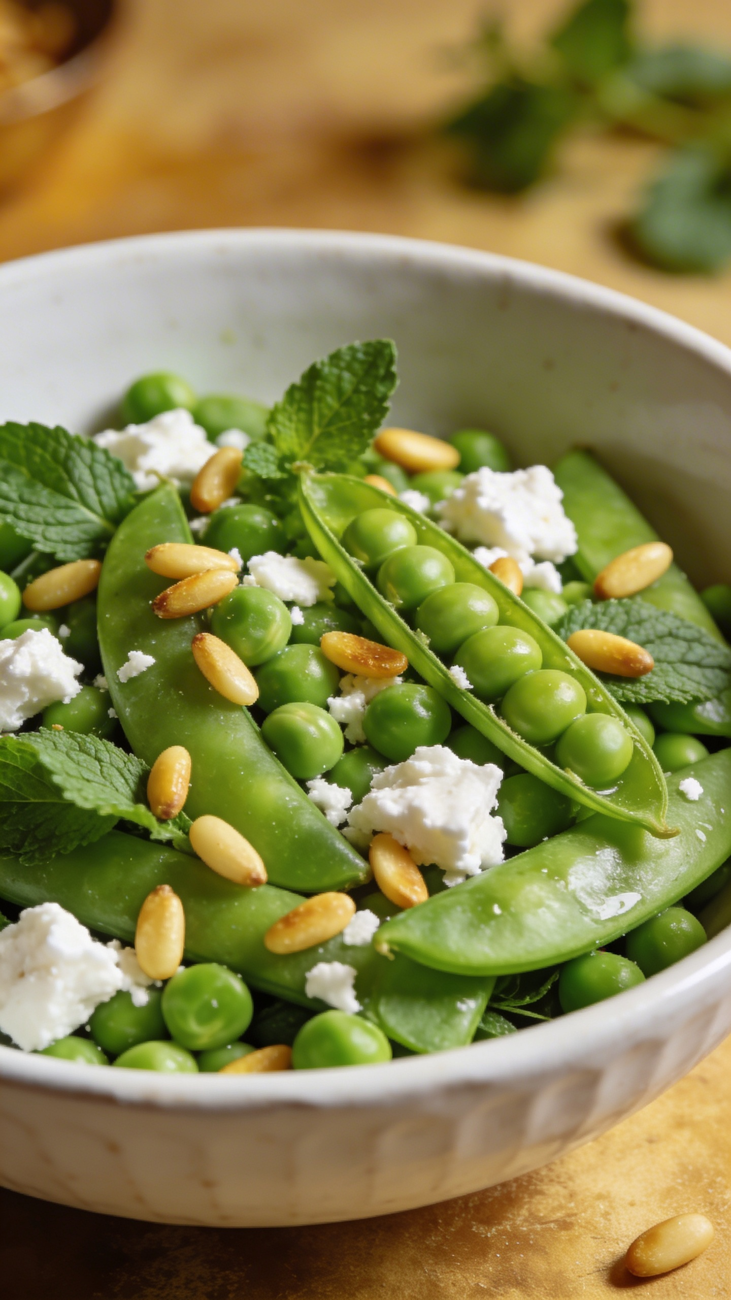 No-Cook Spring Pea and Mint Salad